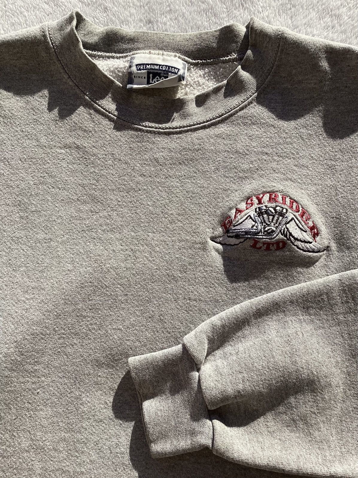 Harley Davidson × Vintage Vintage 90s/Y2K easy rider magazine Lee sports sweatshirt Size US XL / EU 56 / 4 - 2 Thumbnail