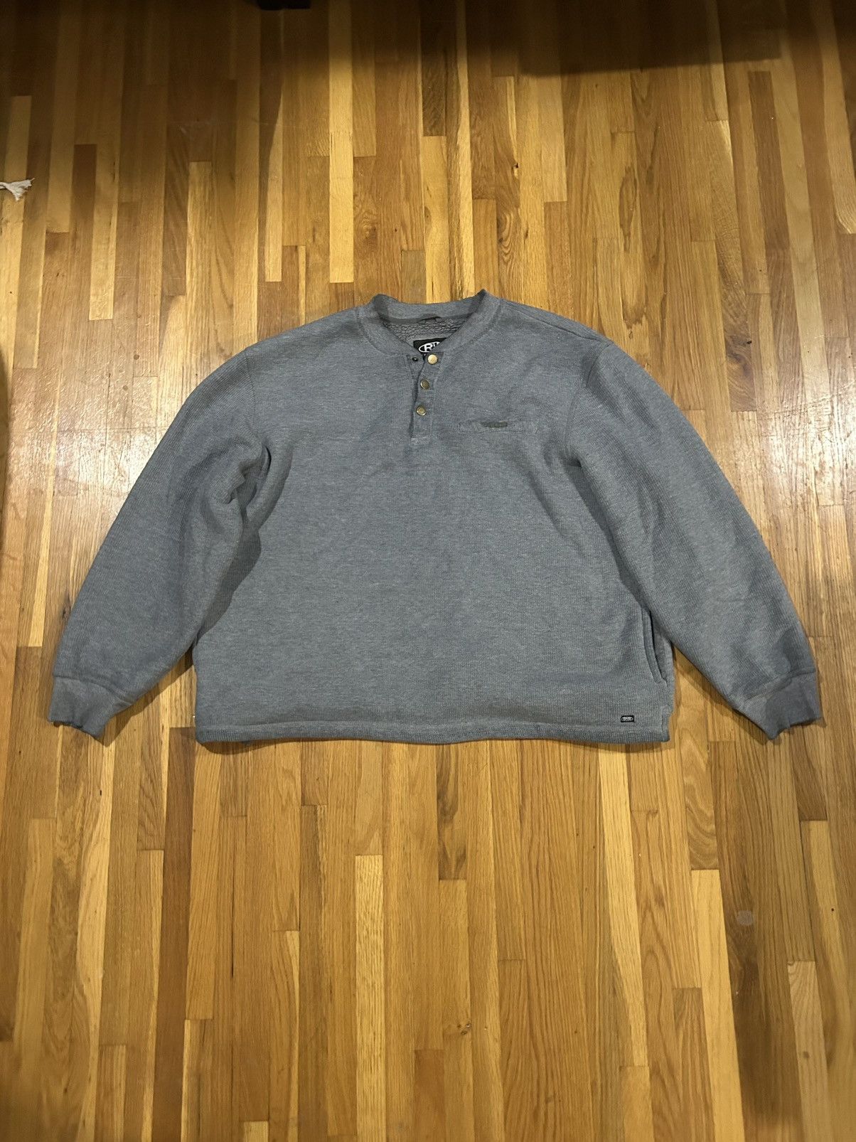 Vintage vintage 3 button sweater Size US XL / EU 56 / 4 - 1 Thumbnail