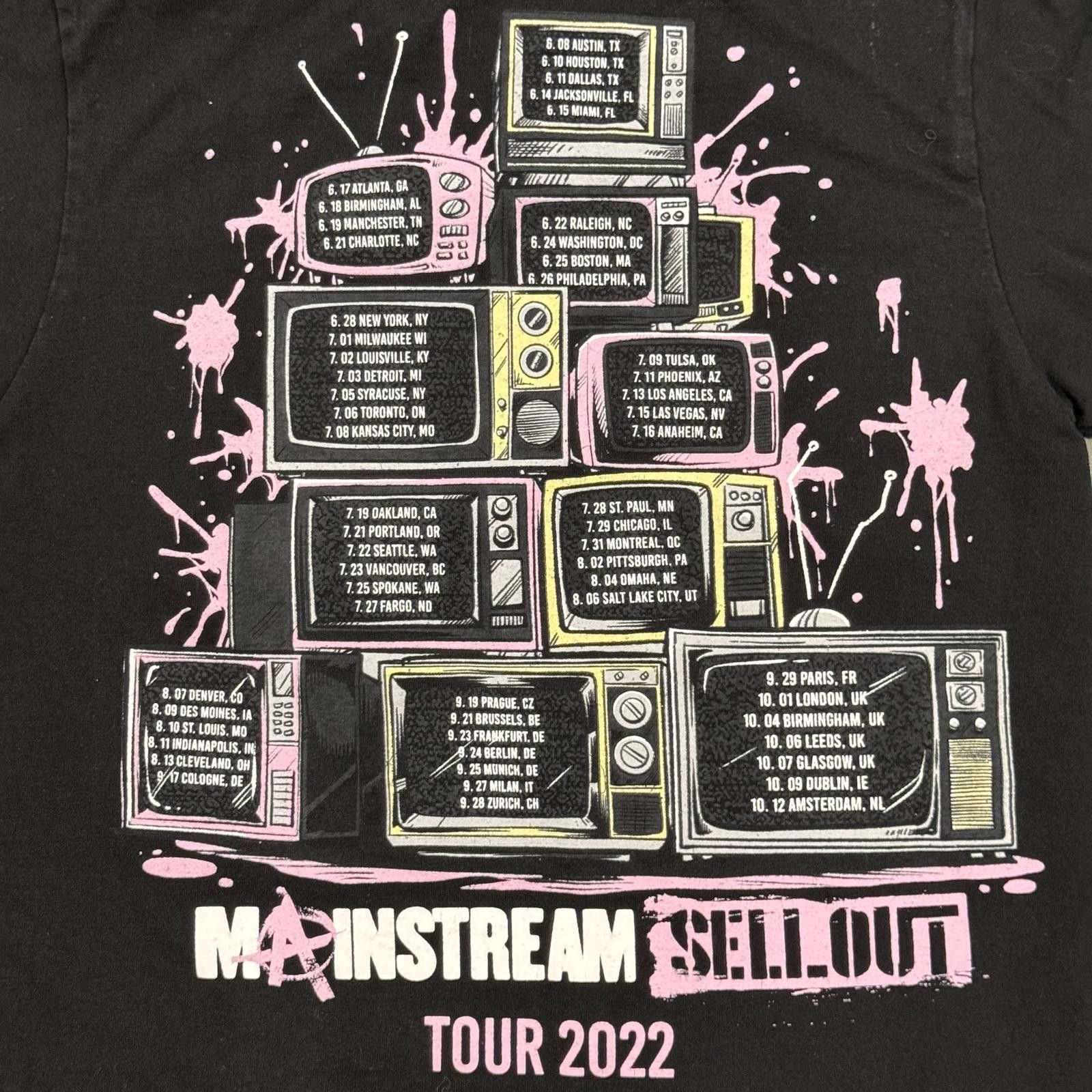 Designer 2022 Machine Gun Kelly Mainstream Sellout Tour T-Shirt S MGK Size US S / EU 44-46 / 1 - 6 Thumbnail
