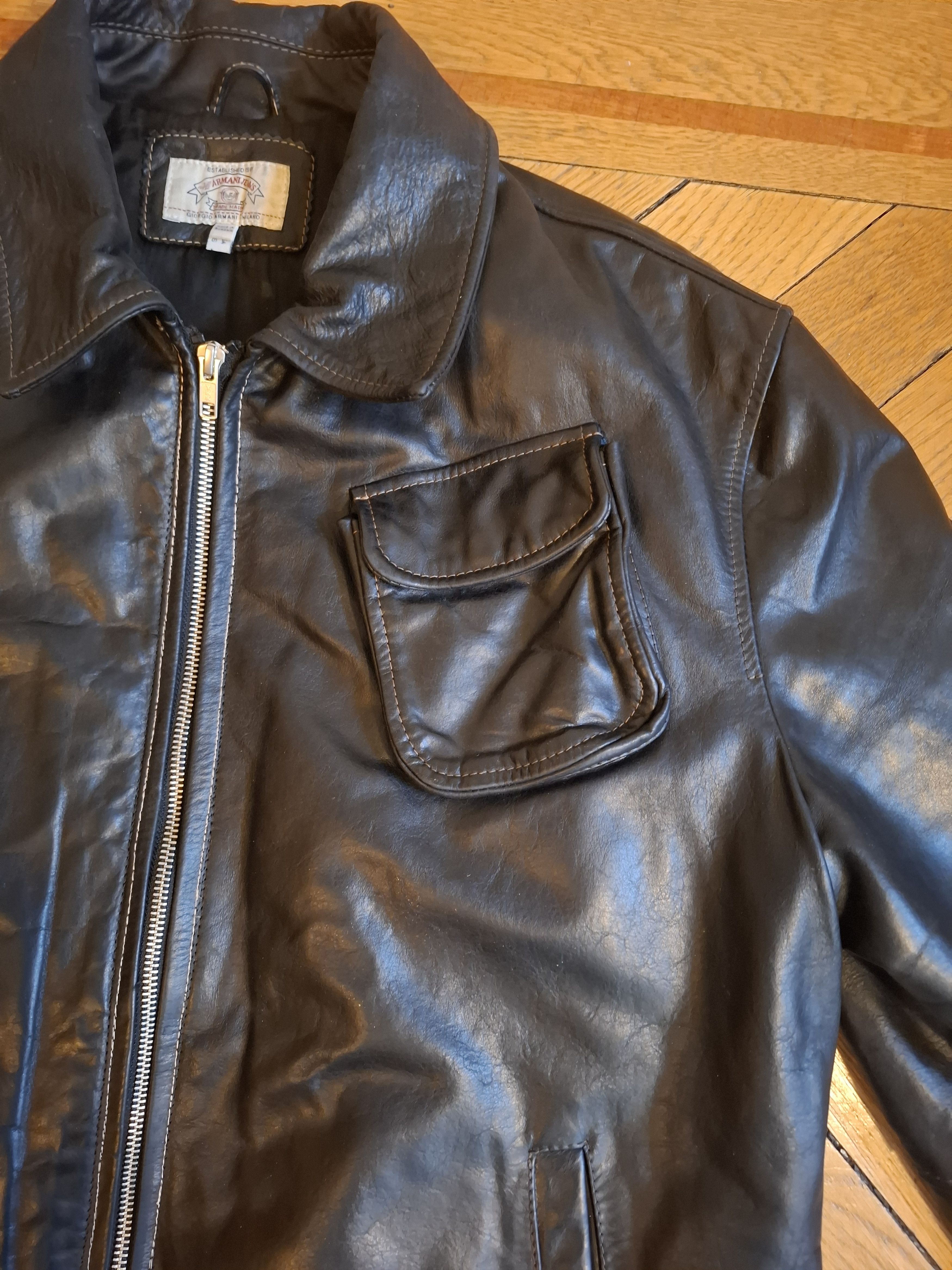 Armani Armani leather jacket Size US M / EU 48-50 / 2 - 4 Thumbnail