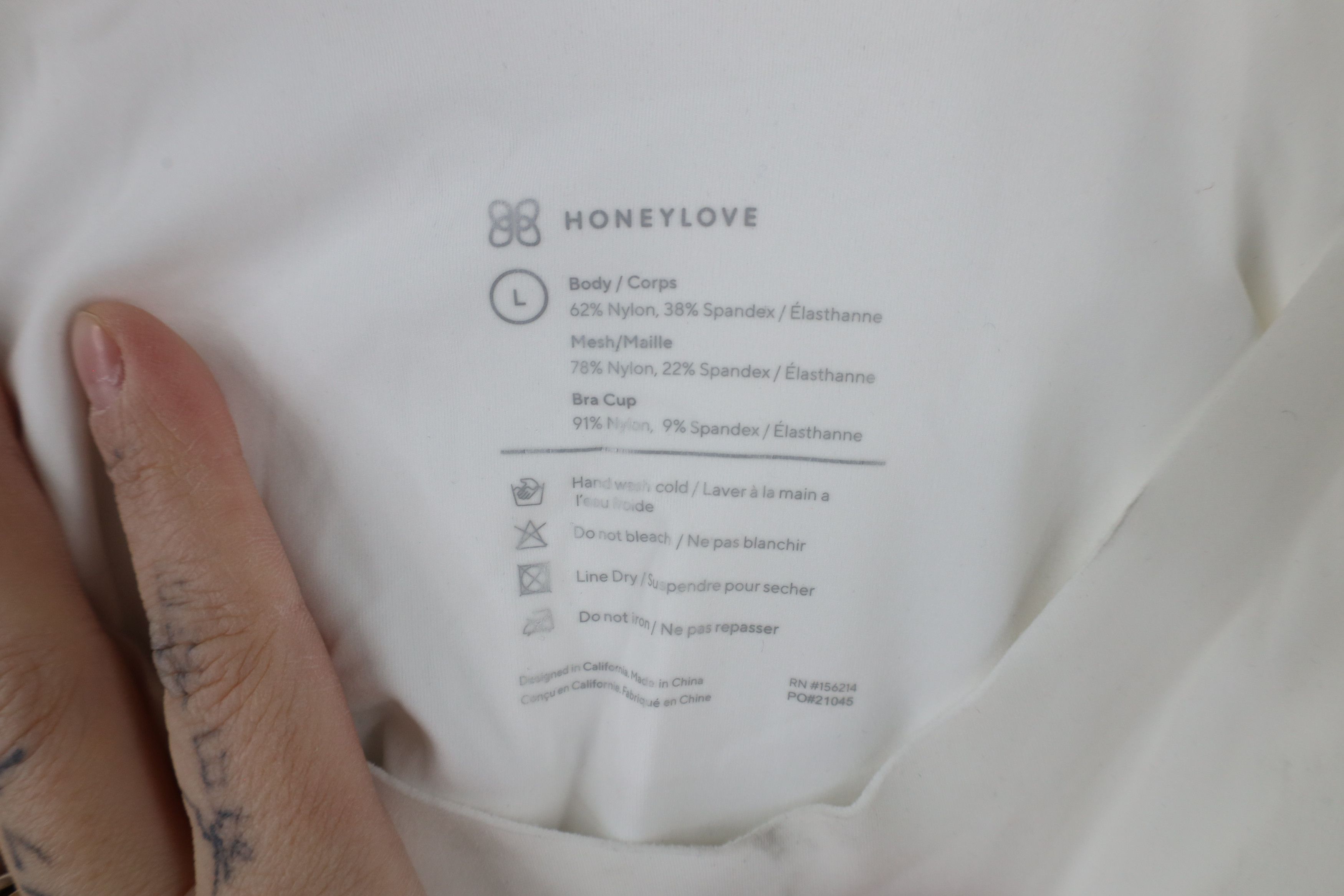 Vintage New with Defects Honeylove LiftWear Tank Top Shirt White Size L / US 10 / IT 46 - 6 Thumbnail