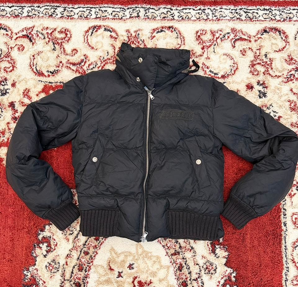 Dsquared2 Dsquared2 Womens Bomber Jacket Y2k Down Blue 40 M Size S / US 4 / IT 40 - 1 Thumbnail
