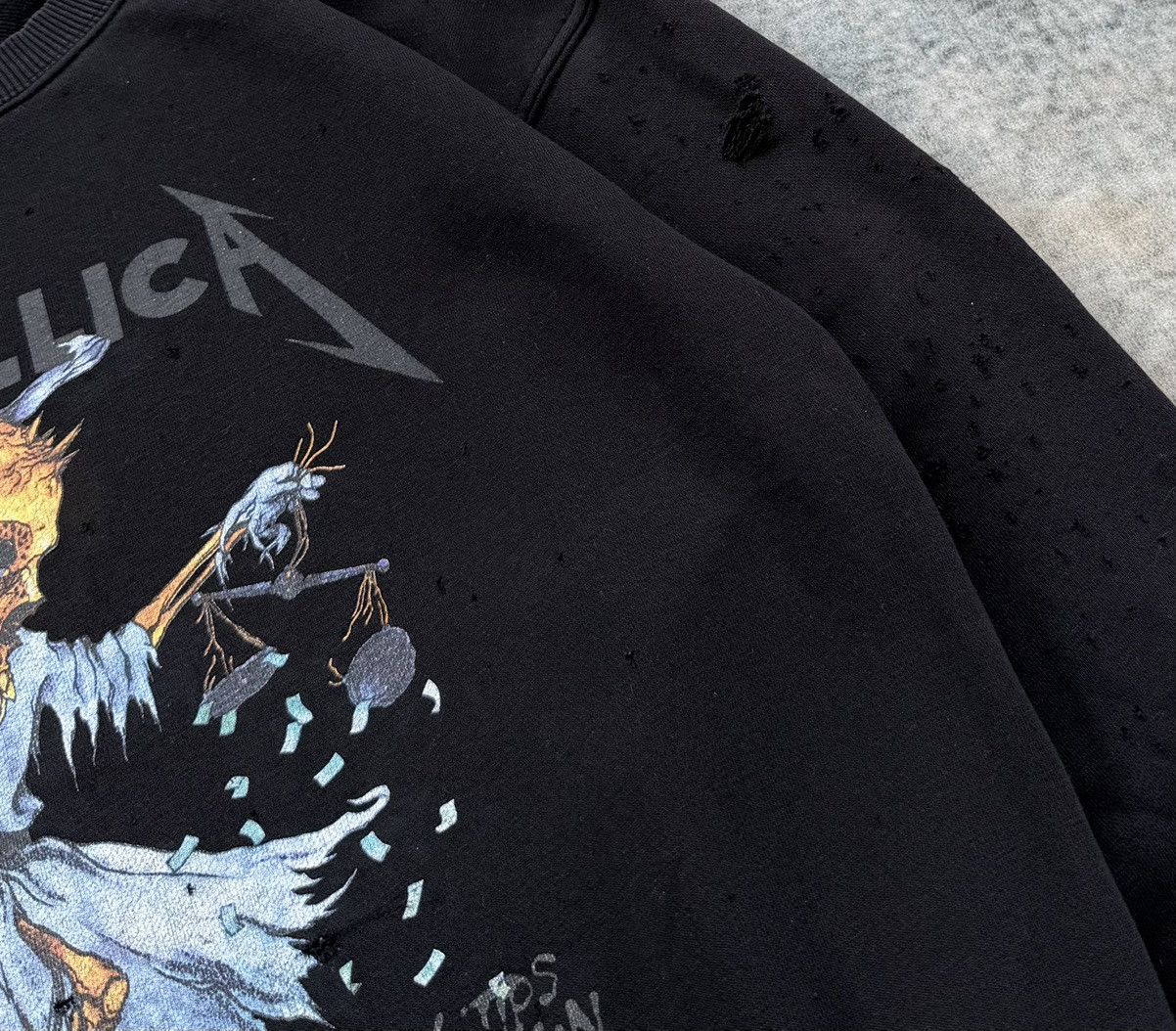 Metallica Metallica THRESHED Crewneck Size US M / EU 48-50 / 2 - 4 Thumbnail