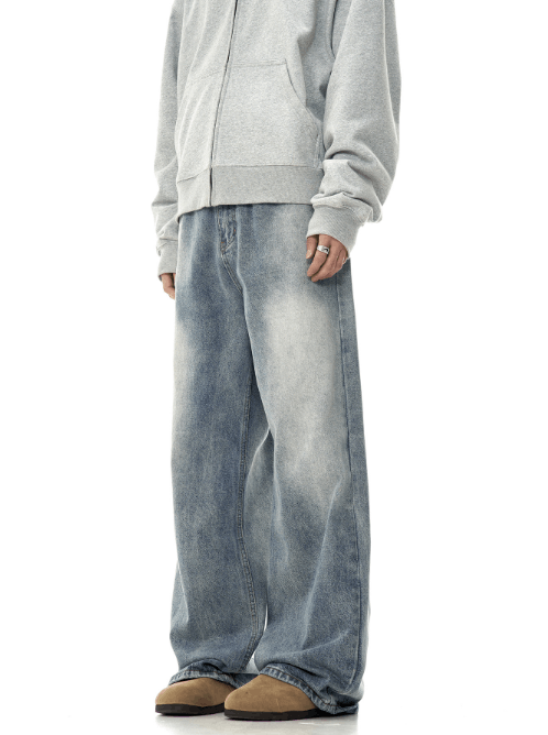 Japanese Brand American cow retro trend washed simple loose jeans Size US 32 / EU 48 - 5 Thumbnail