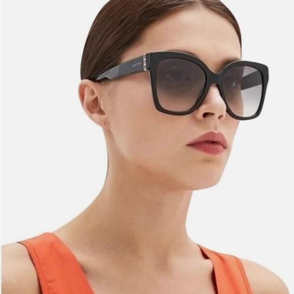 Gucci GUCCI Grey Gradient Butterfly Ladies Sunglasses GG0459S 001 Size ONE SIZE - 9 Thumbnail