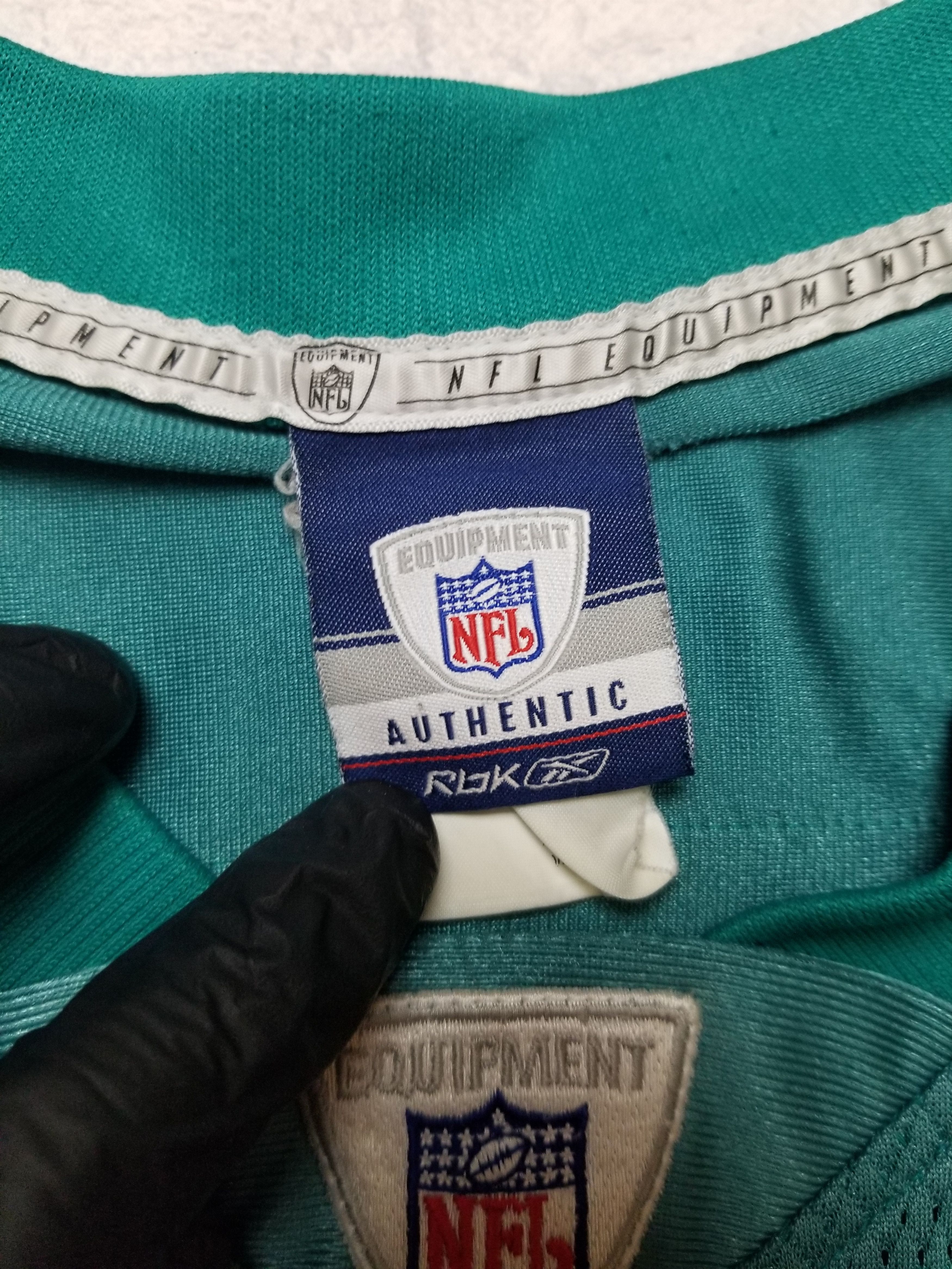 Reebok VTG Miami Dolphins Jason Taylor #99 Football Teal Jersey Size US L / EU 52-54 / 3 - 20 Thumbnail