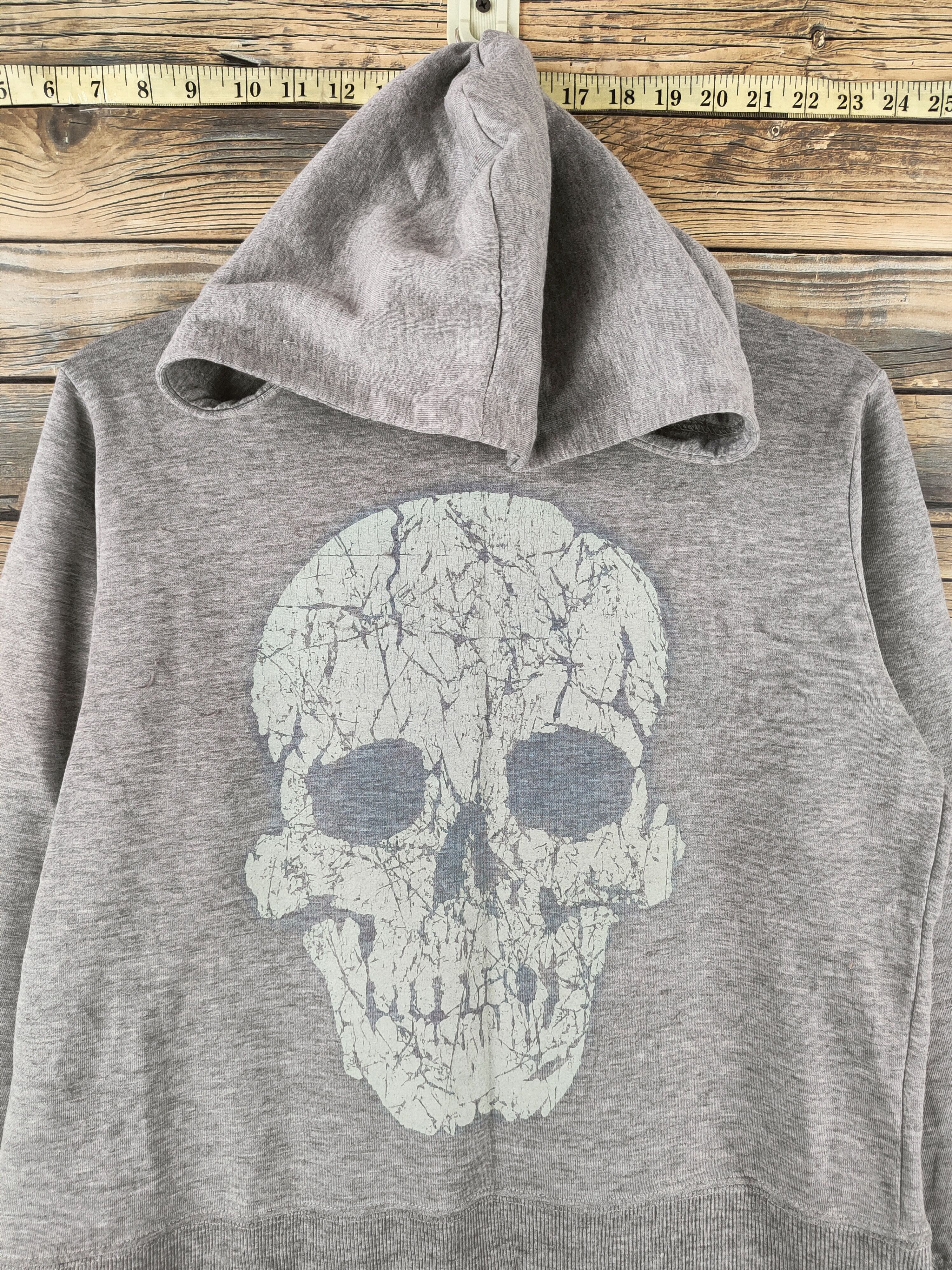 Japanese Brand DL Ecruse Gray Hoodie Sweatshirt #46-784 Size L / US 10 / IT 46 - 2 Thumbnail