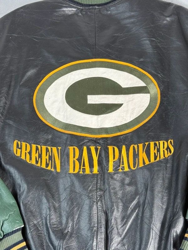NFL Green Bay Packers NFL Leather Jacket Size US XL / EU 56 / 4 - 15 Thumbnail
