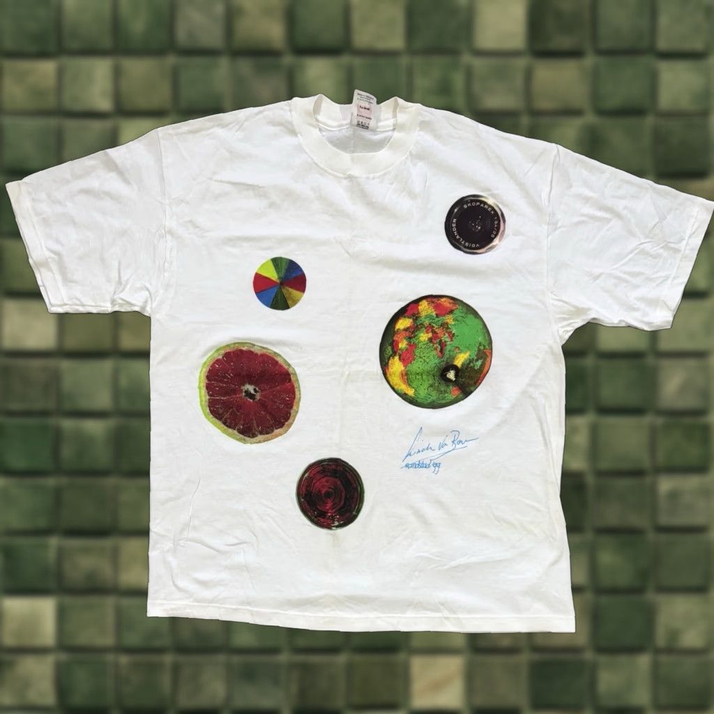 Hanes VINTAGE Randstad Graphic Art T-Shirt Hanes XL Men White 1999 Art 8/10 Stains Size US XL / EU 56 / 4 - 1 Thumbnail