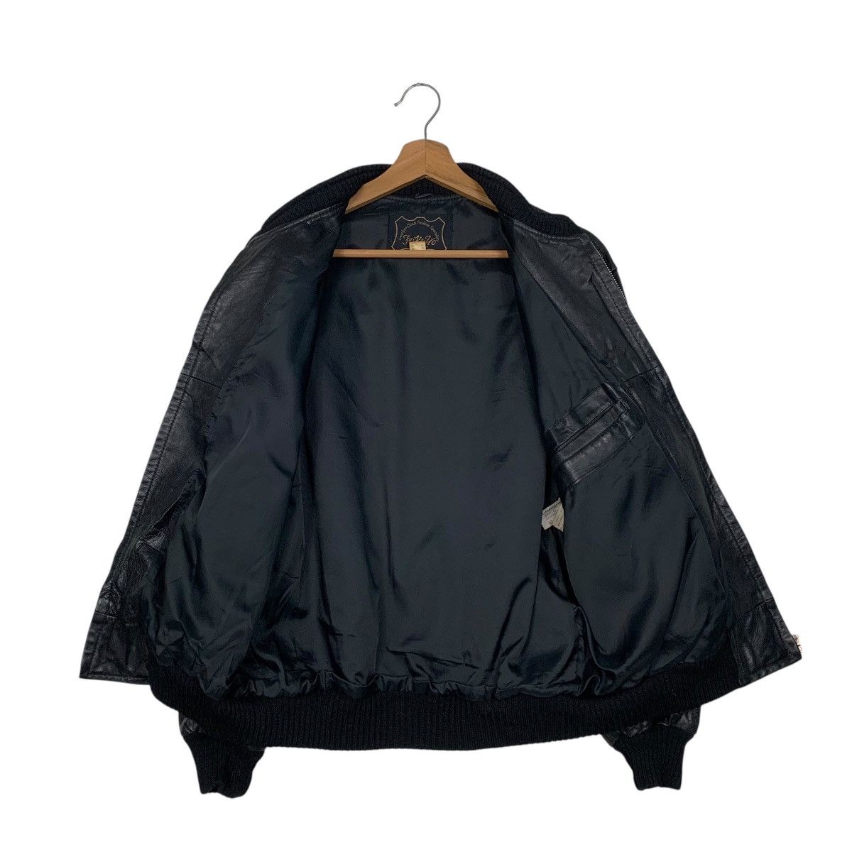 Japanese Brand Japanese Brand Fukuyo Bomber Leather Jacket Size US M / EU 48-50 / 2 - 11 Thumbnail