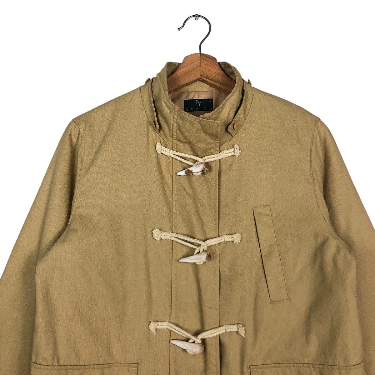 Issey Miyake 🔥Vintage Heavy Jacket Wood Button IV Basics Issey Miyake Size US M / EU 48-50 / 2 - 3 Thumbnail
