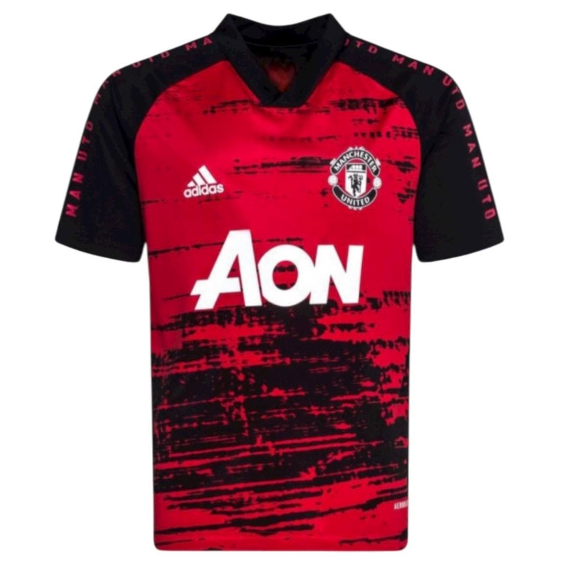 Adidas 2020/21 MANCHESTER UNITED TRAINING SOCCER FOOTBALL JERSEY S Size US S / EU 44-46 / 1 - 1 Thumbnail