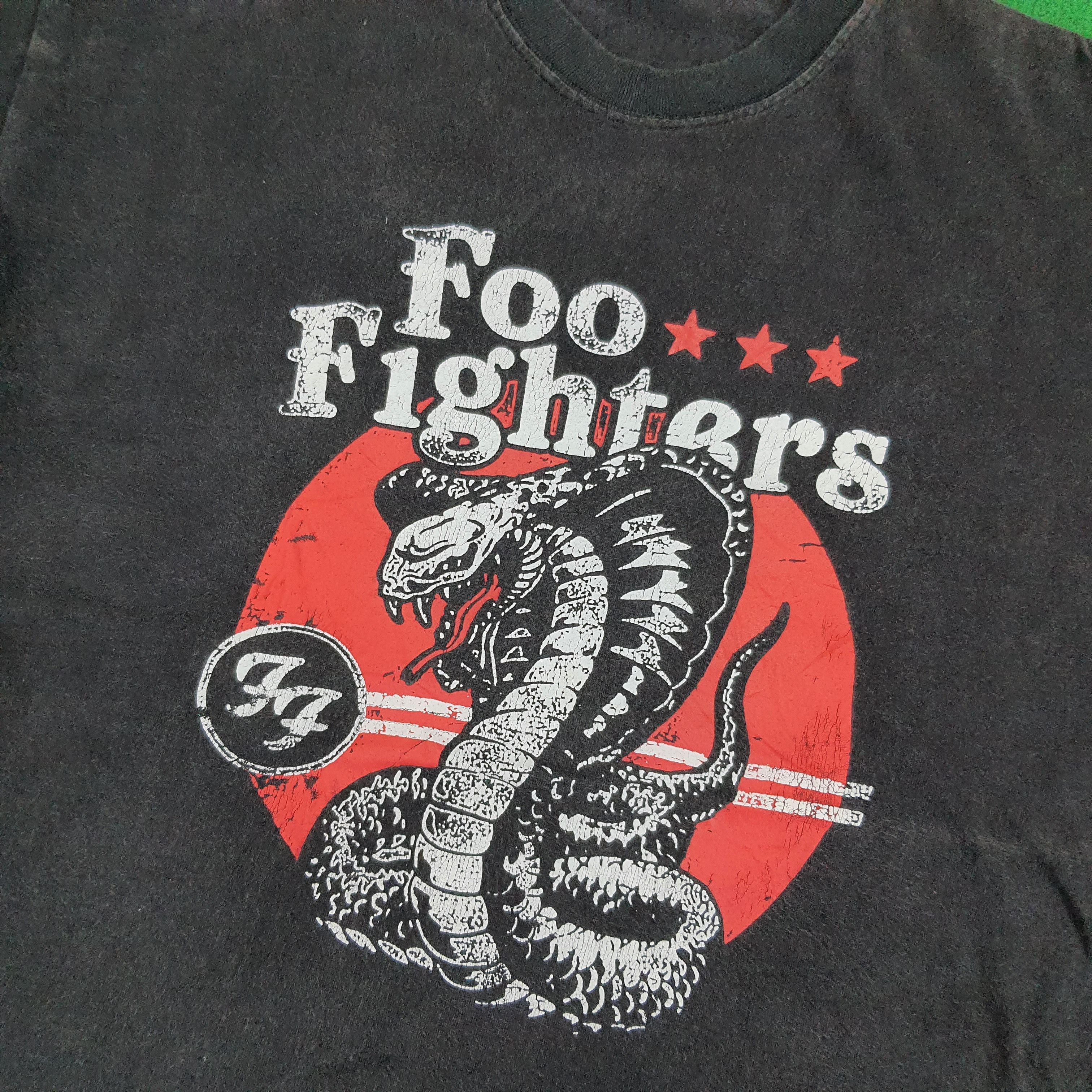 Band Tees × Vintage Vintage Foo Fighters American Rock Band Tees Size US L / EU 52-54 / 3 - 2 Thumbnail