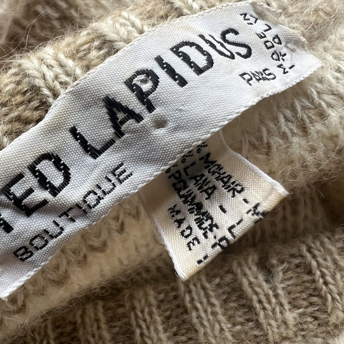 Vintage 80s Vintage Mohair winter sweater Size US L / EU 52-54 / 3 - 4 Thumbnail