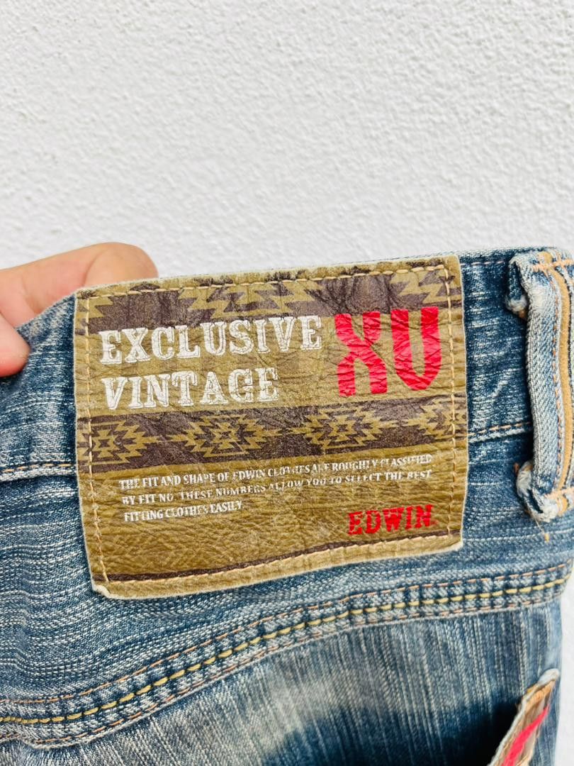 Edwin × Japanese Brand Vintage Edwin Exclusive XV Distressed Japanese Fashion Style Size US 35 - 11 Thumbnail
