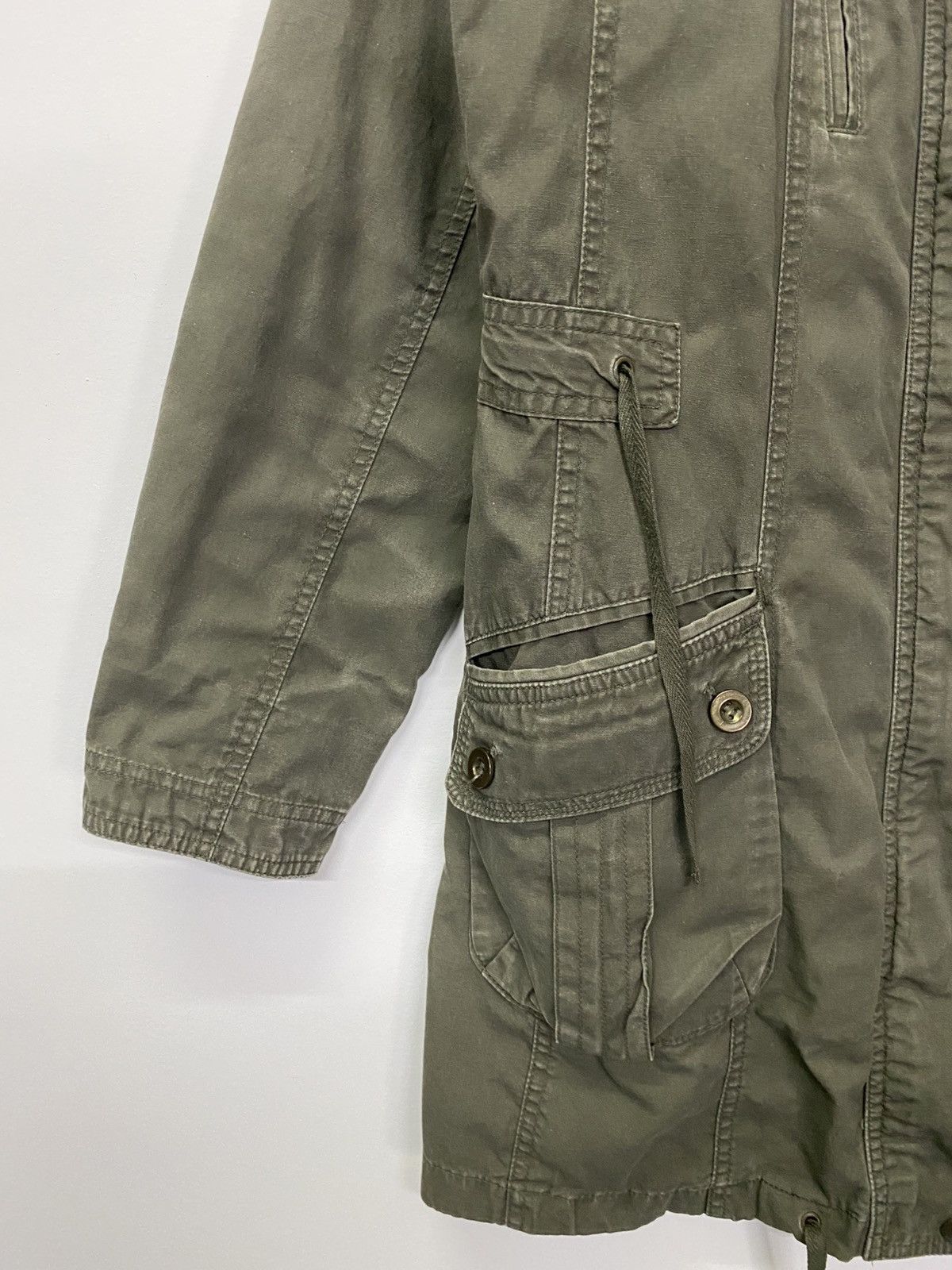 Japanese Brand Japanese Brand Clef De Sol Parka Fur Collar Jacket Size L / US 10 / IT 46 - 5 Thumbnail
