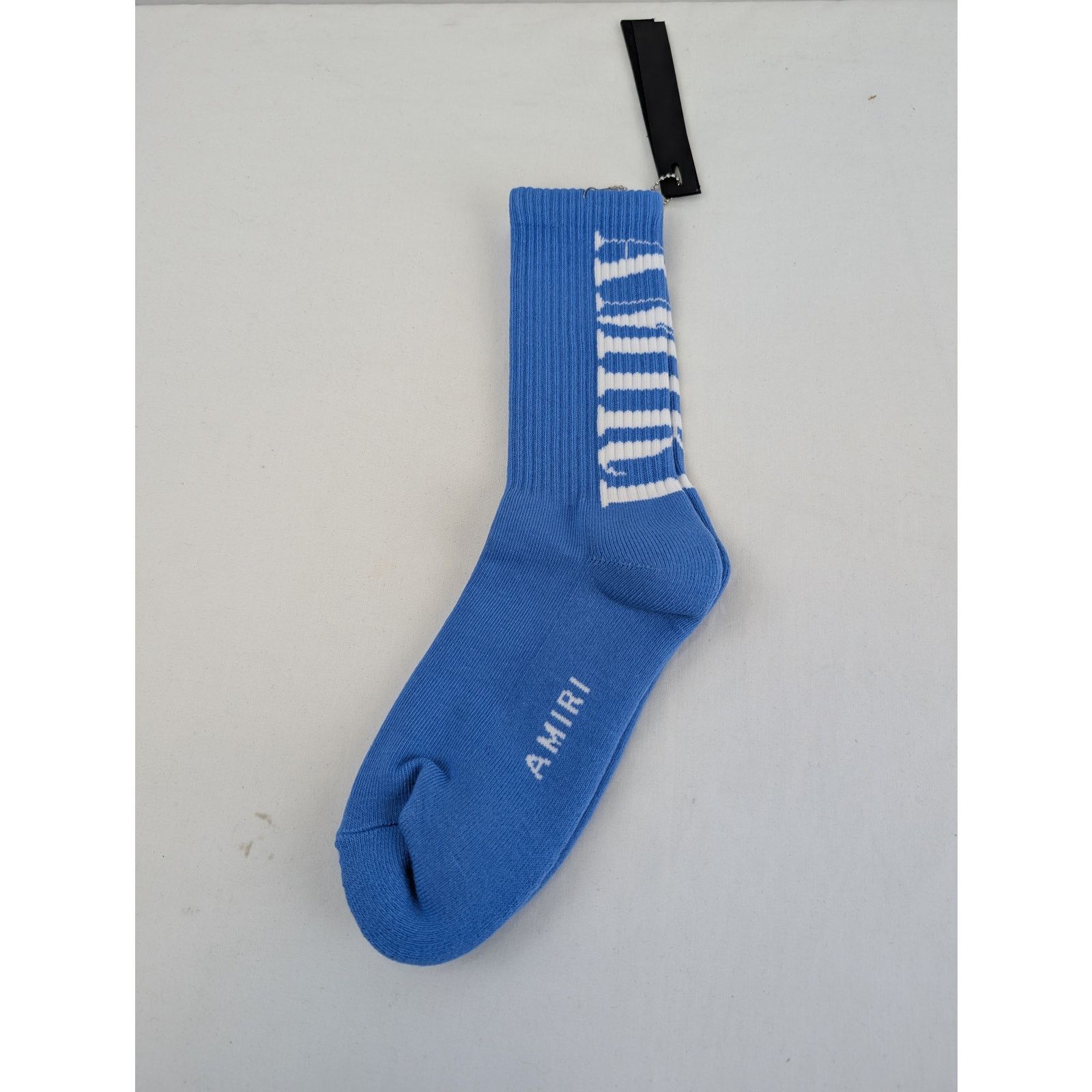 Amiri o1rshd1 Q:3 / Size: 45-46 / Solid Amiri Core Logo Socks Blue Size ONE SIZE - 1 Thumbnail