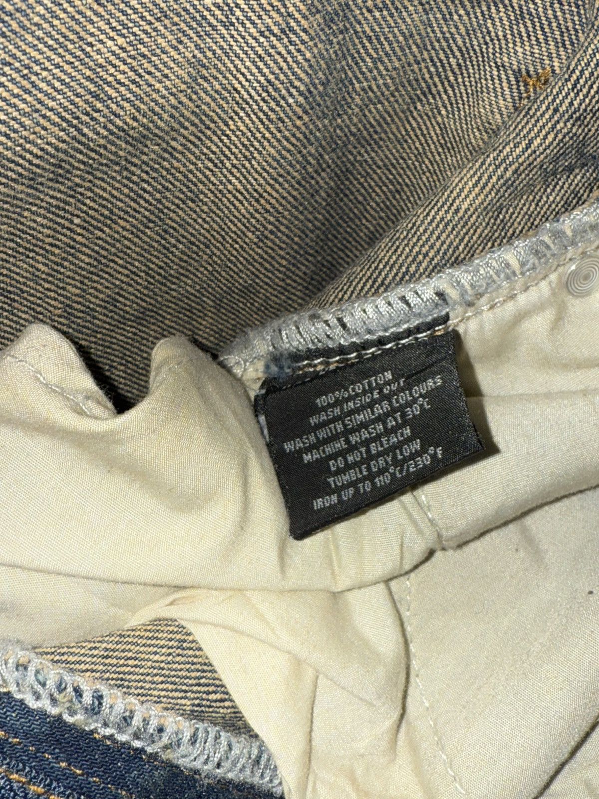 Who Decides War WDW Unfurled Denim Pants Size US 28 / EU 44 - 9 Thumbnail
