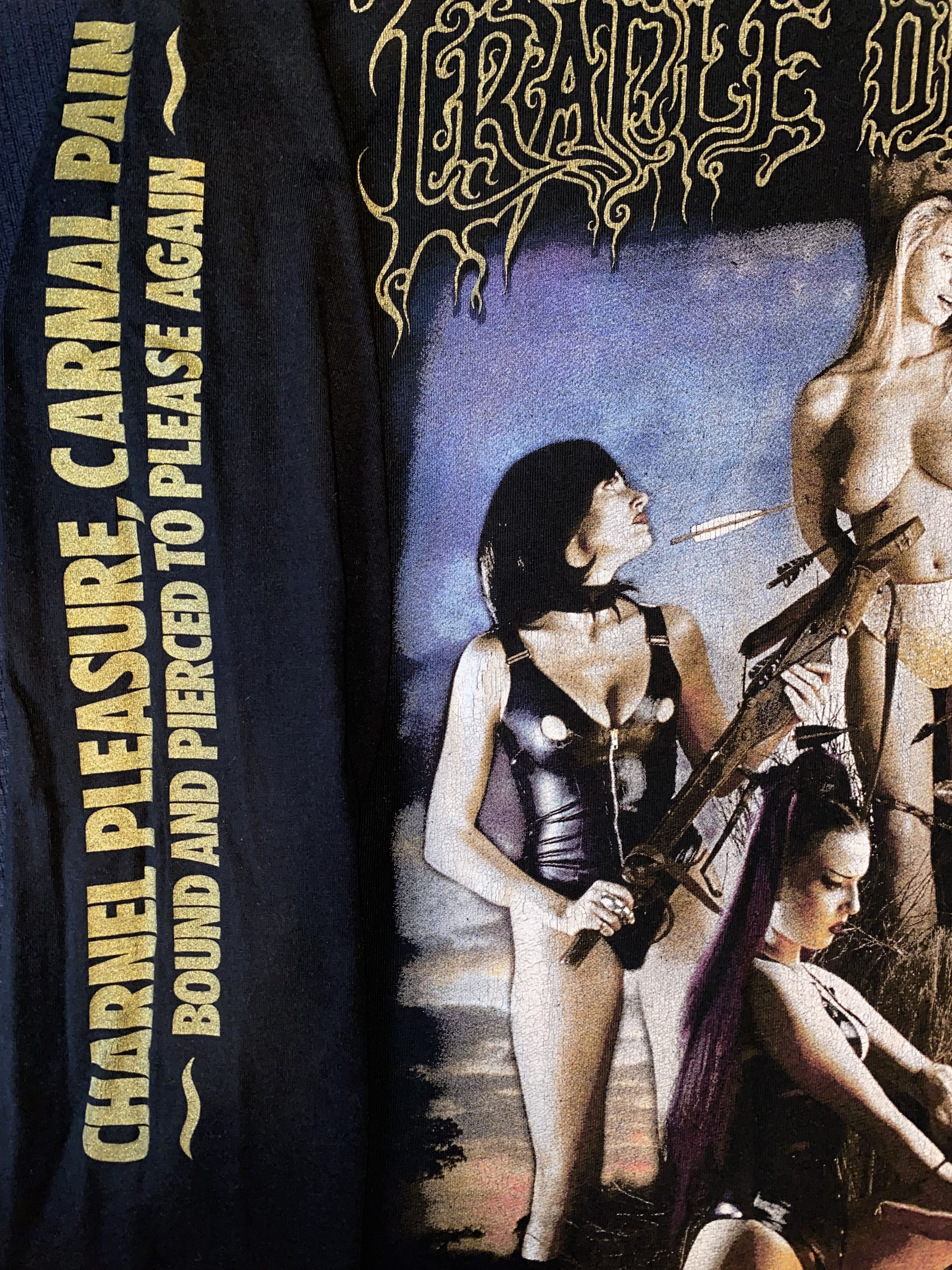 Band Tees × Vintage REAL 1998 Cradle of Filth Sadomasochist Longsleeve L/XL Size US L / EU 52-54 / 3 - 4 Thumbnail
