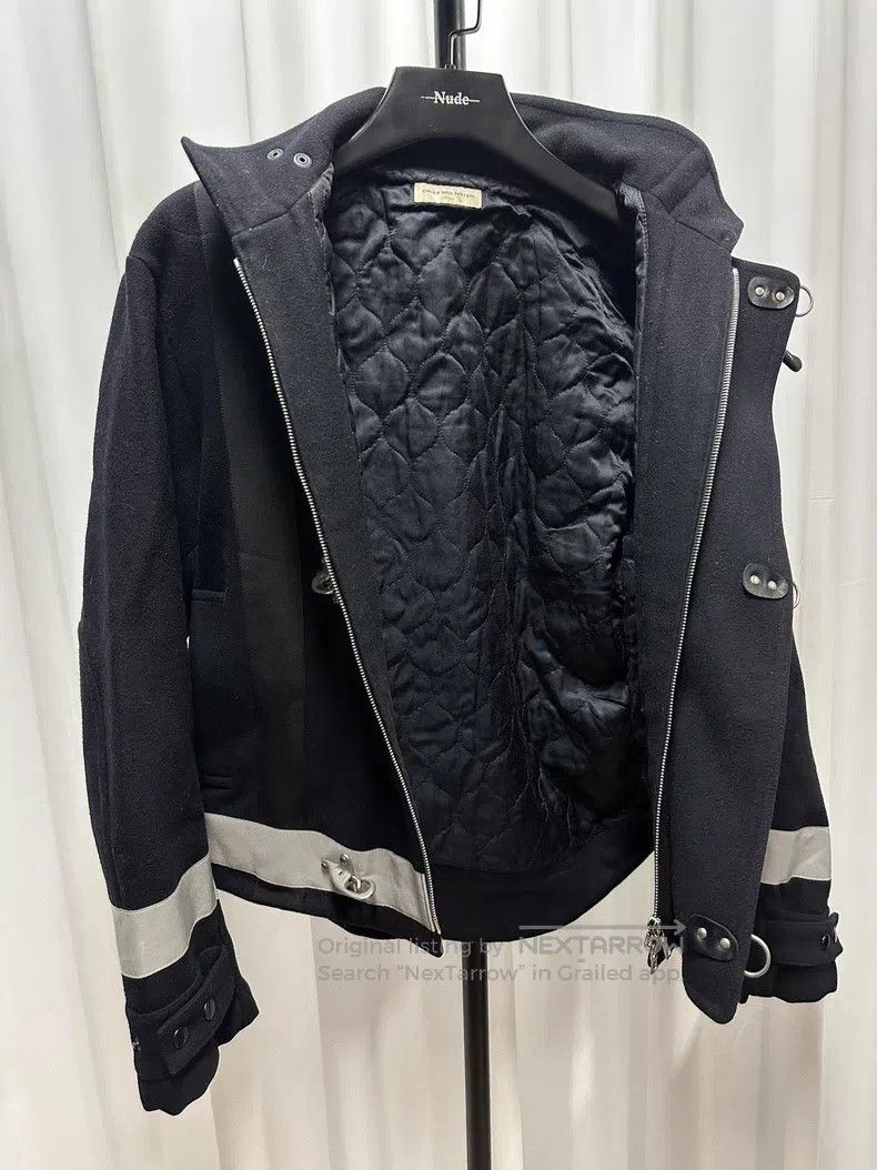 Dries Van Noten DRIES VAN NOTEN Fireman aircraft buckle wool jacket Size US L / EU 52-54 / 3 - 5 Thumbnail