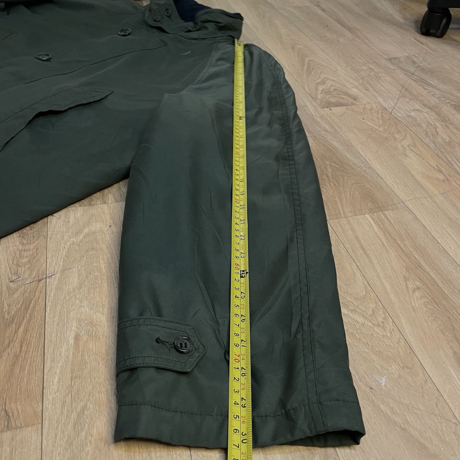 Burberry VINTAGE BURBERRY Jacket winter hooded men's GREEN OLIVE Size US XL / EU 56 / 4 - 17 Thumbnail