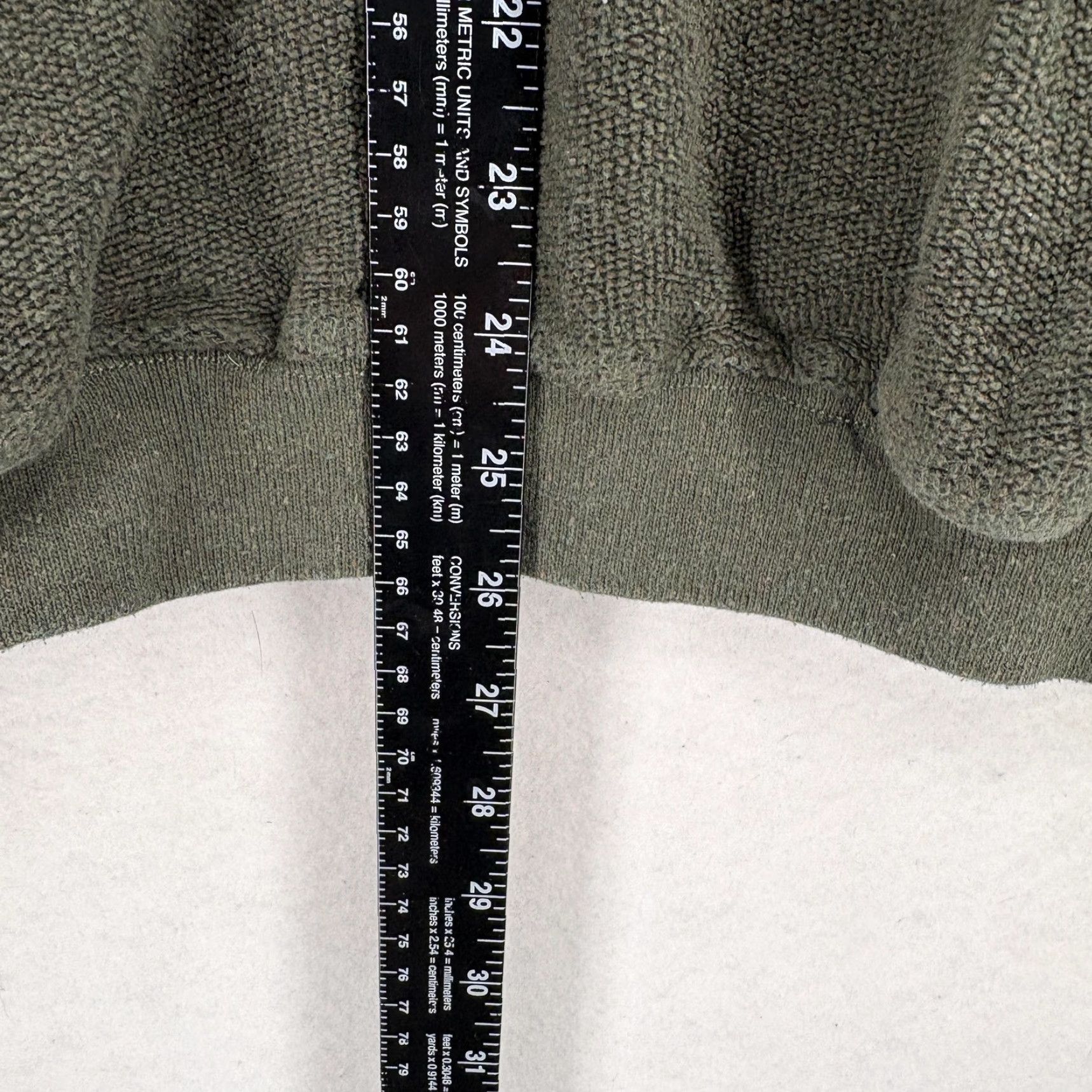 CLOT VINTAGE Straight Down Sweatshirt Mens XL Green 1/4 Zip Medallion Club Golf Terry Cloth Size US XL / EU 56 / 4 - 6 Thumbnail