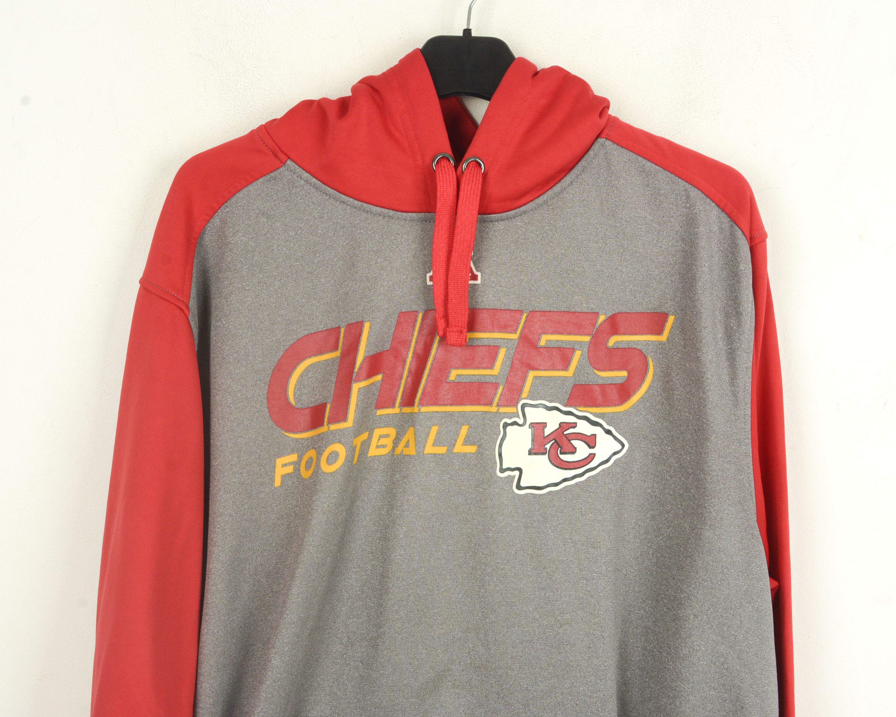 NFL Kansas City Chiefs Mens M Hoodie Pullover Fleece Lined Size US M / EU 48-50 / 2 - 2 Thumbnail
