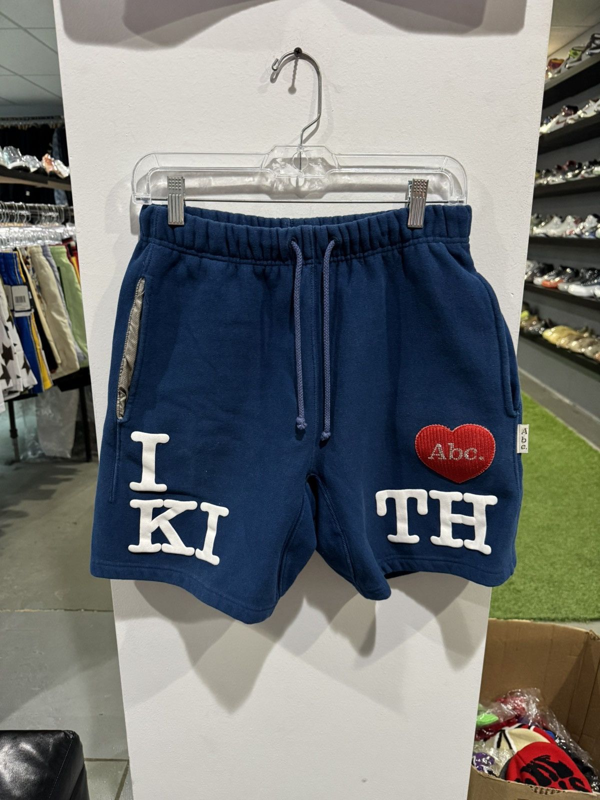 Kith Kith Turbo Nylon Shorts Black/Red/Grey | Grailed