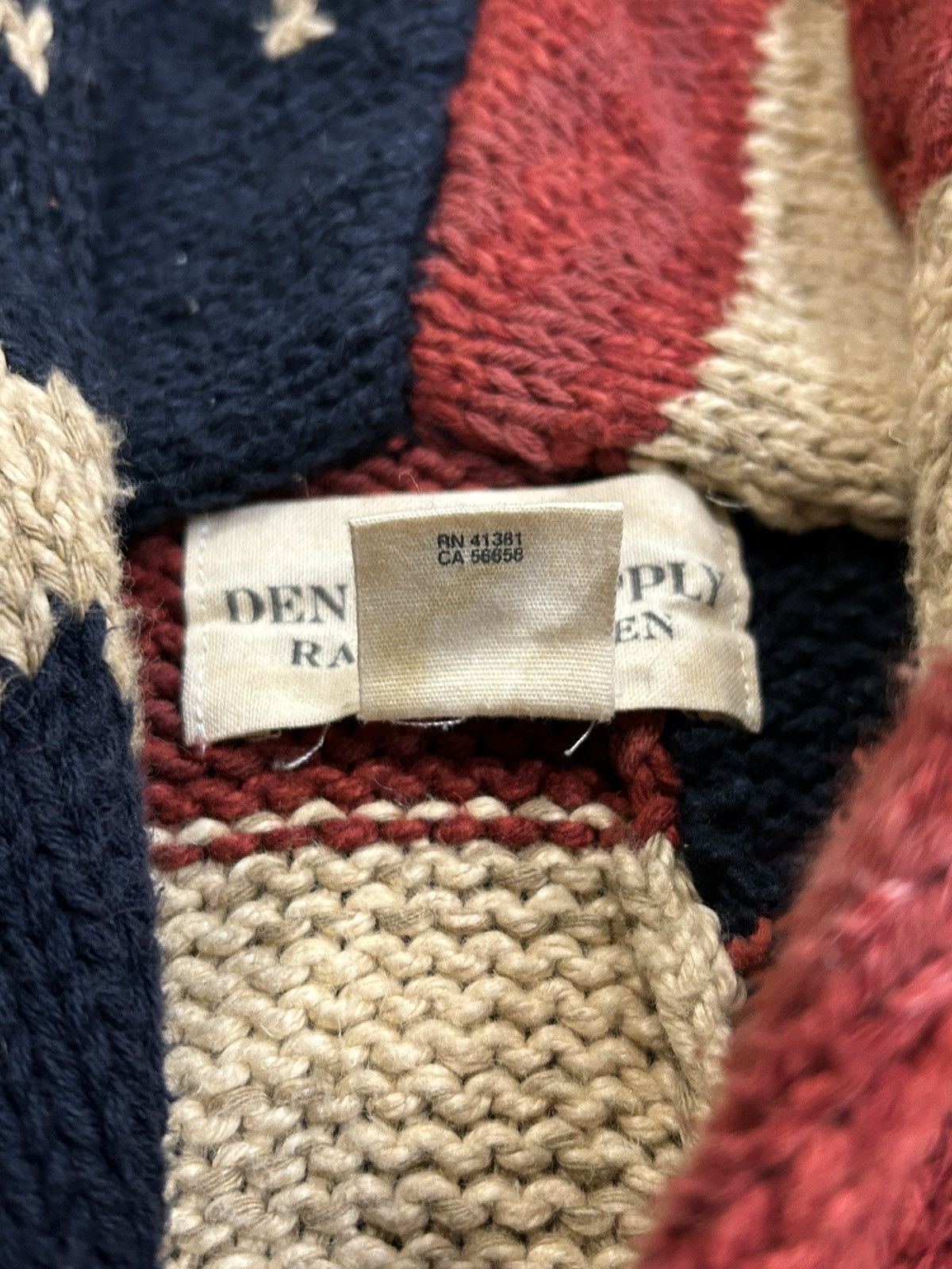 Polo Ralph Lauren Polo Ralph Lauren Denim & Supply American Flag Cardigan Size US S / EU 44-46 / 1 - 5 Thumbnail