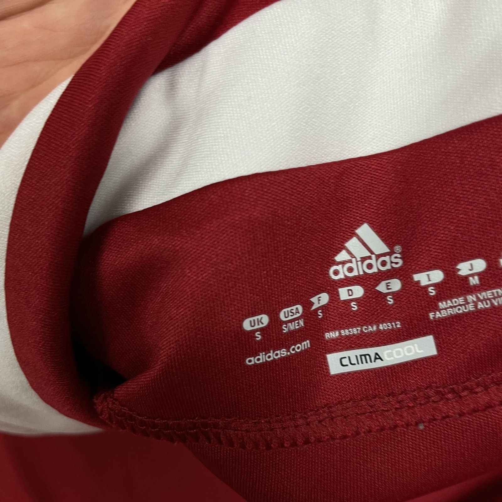 Adidas Adidas Climacool Mens Red Denmark National Football Jersey S Size US S / EU 44-46 / 1 - 6 Thumbnail