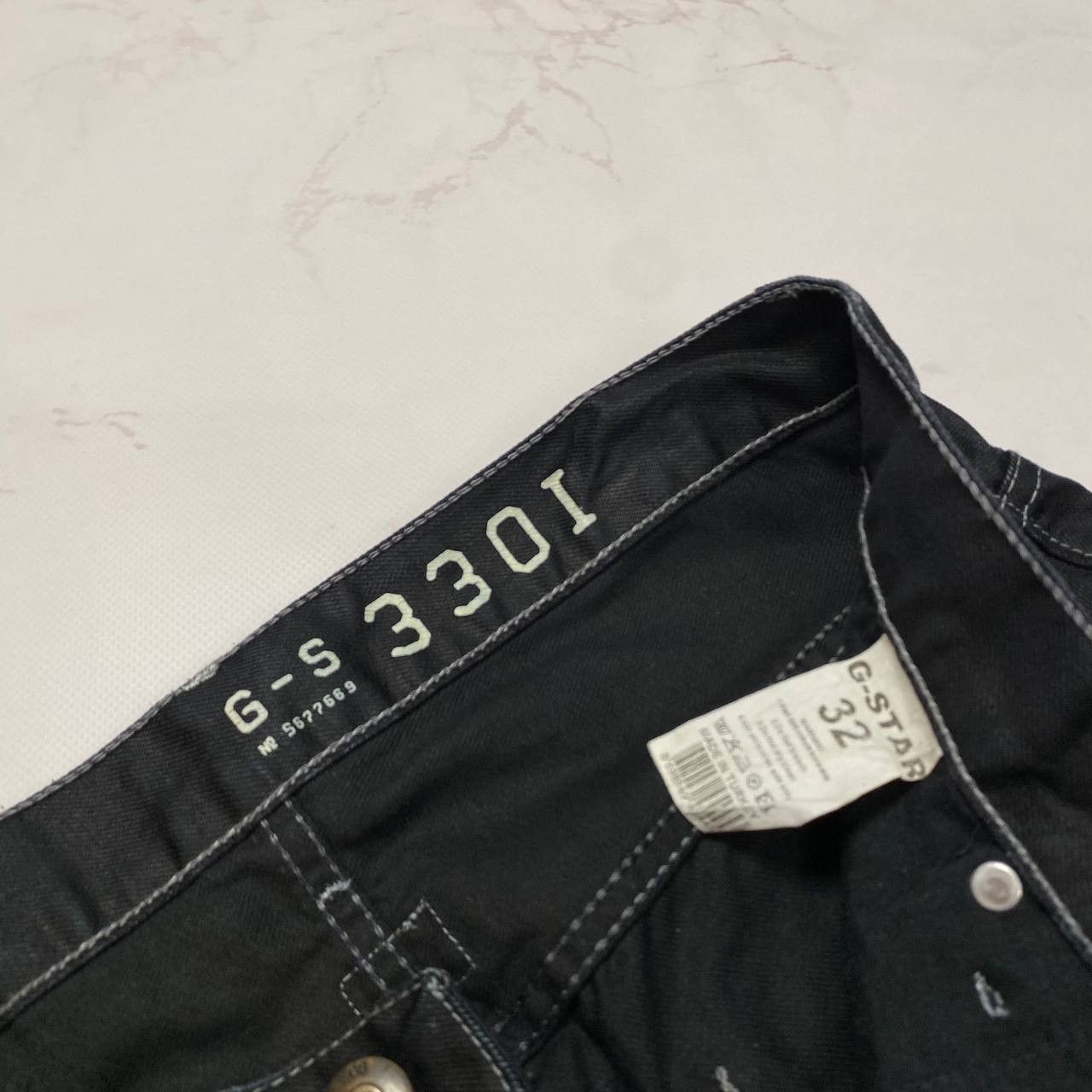 G-Star G-STAR GSTAR RAW BLACK DENIM JEANS SIZE M JAPANEESE Size US 32 / EU 48 - 8 Thumbnail