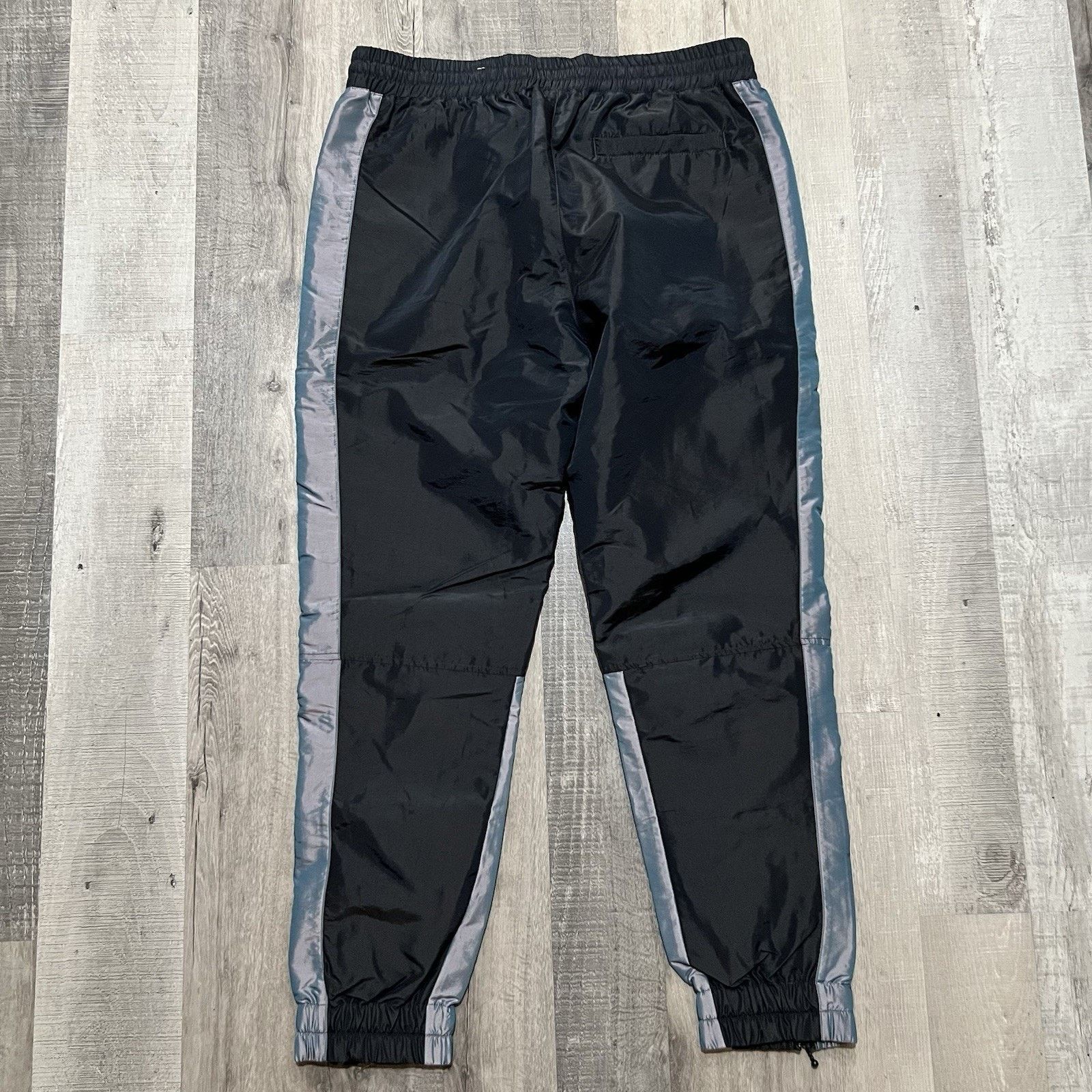 Ninth Hall Ninth Hall Black/Iridescent Athletic Jogger Track Pants Size US 35 - 2 Thumbnail