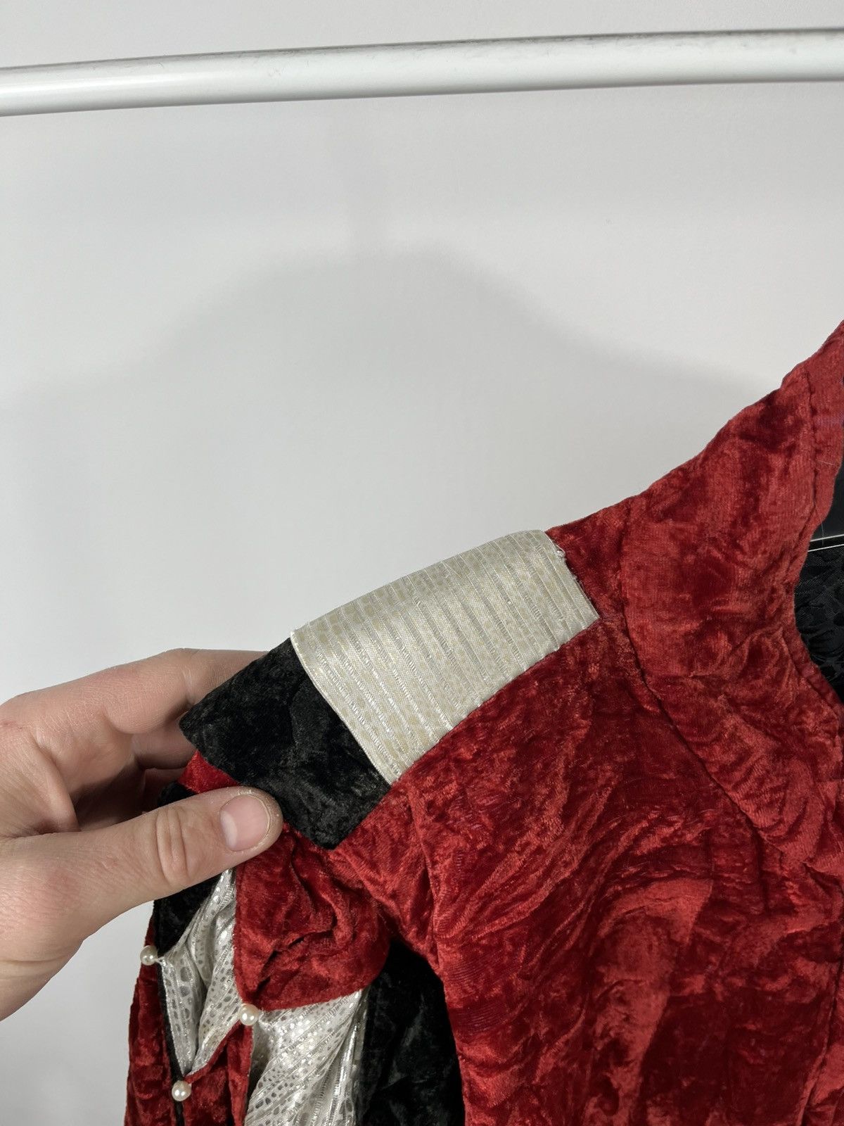 Other Vintage Red Velvet Zip Jacket Stage Costume Style Size US M / EU 48-50 / 2 - 5 Thumbnail