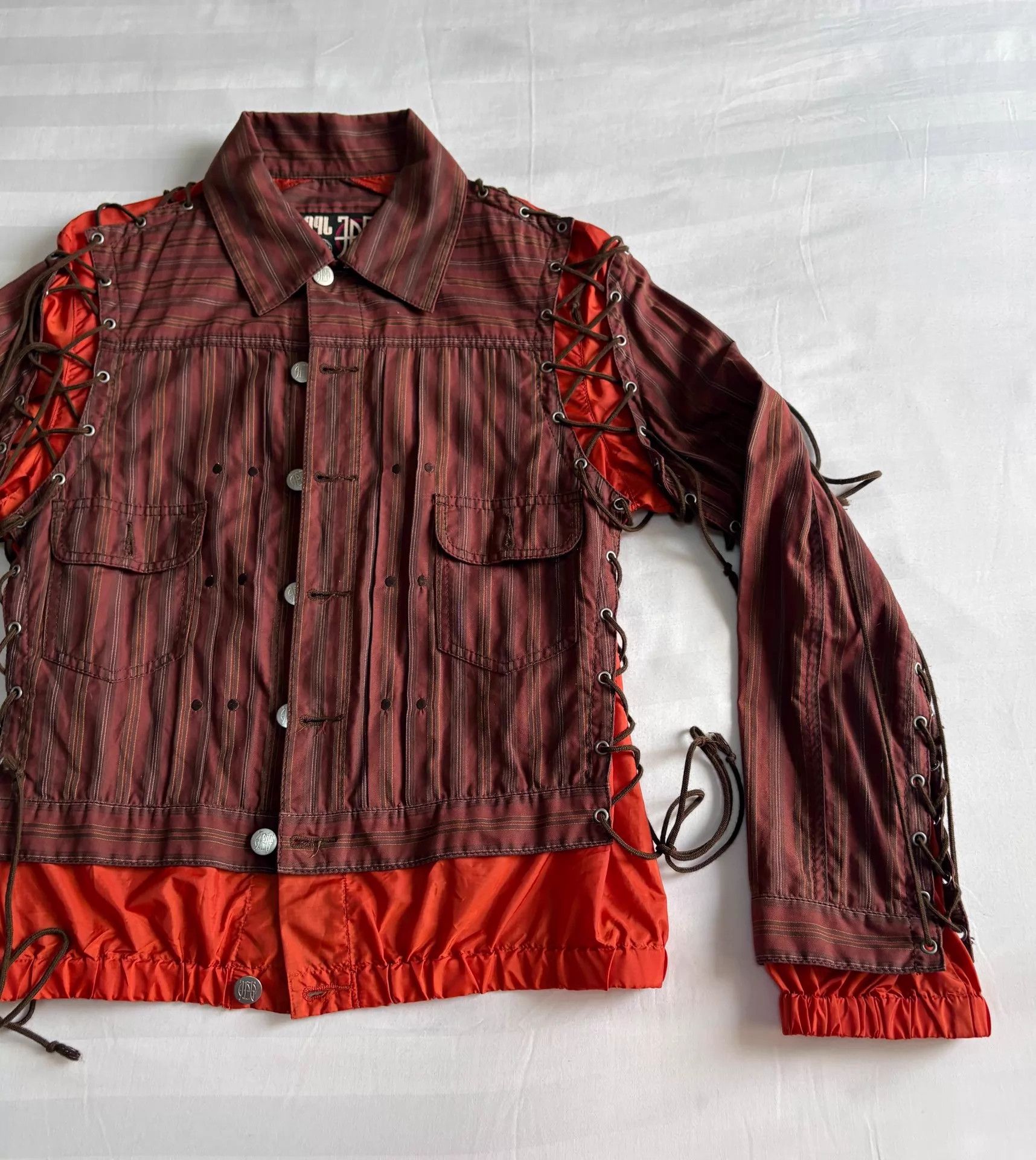 Jean Paul Gaultier Jean Paul Gaultier Vintage Archive Belted Lacing Jacket 48 Size US M / EU 48-50 / 2 - 6 Thumbnail