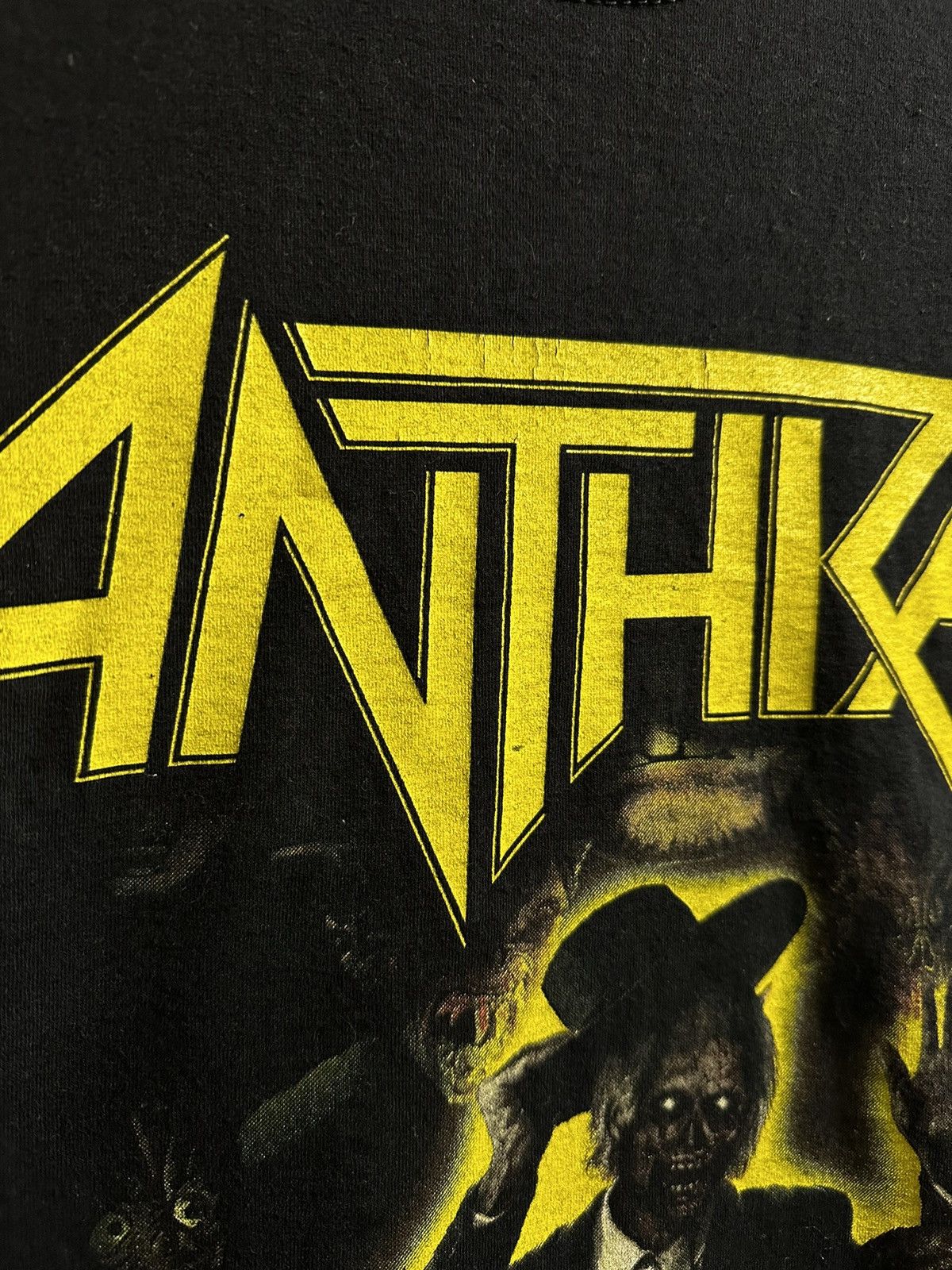 Band Tees Rare Vintage T-Shirt ANTHRAX 2013 AMONG THE LIVING DEAD Size US L / EU 52-54 / 3 - 4 Thumbnail