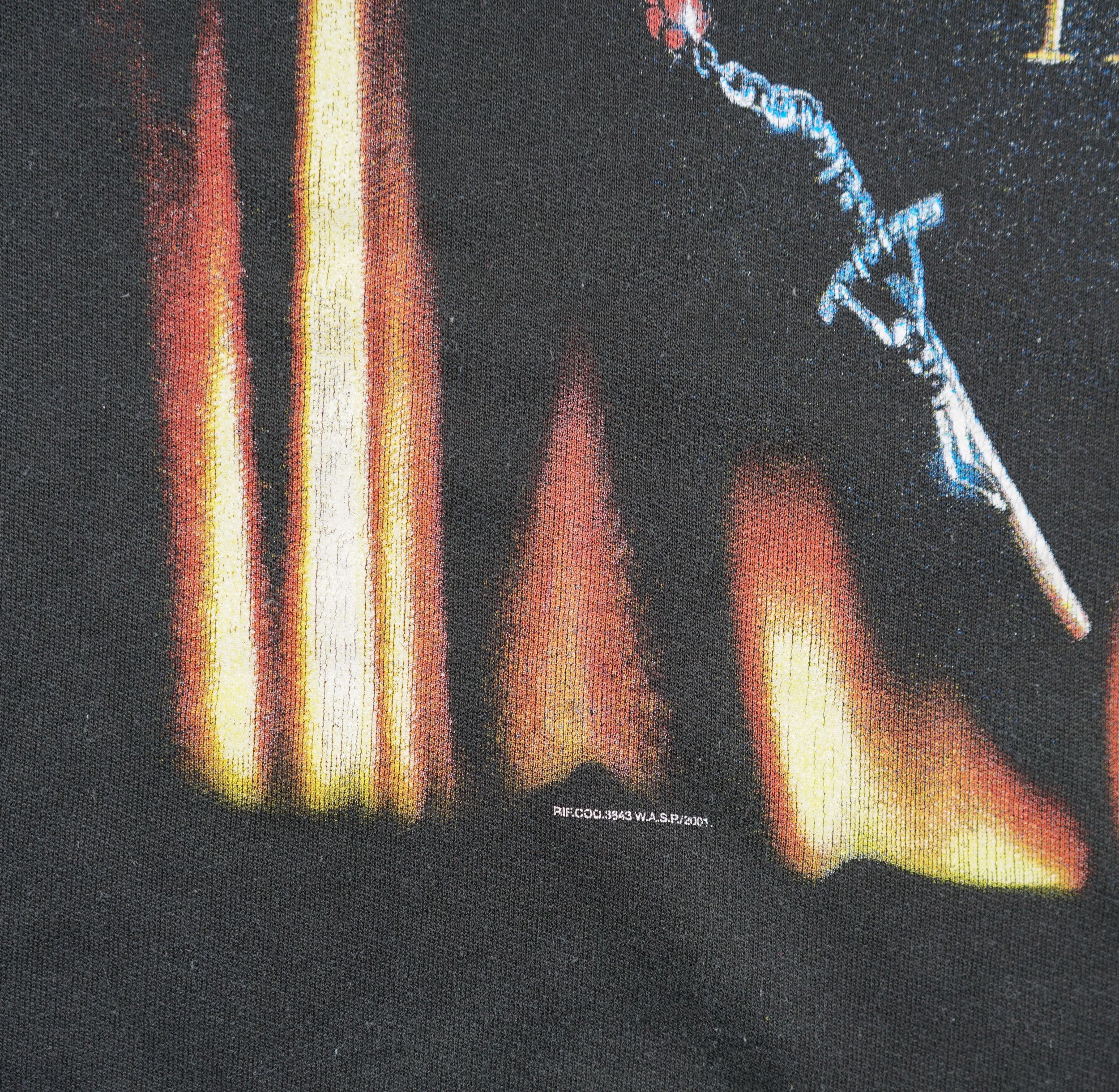 Band Tees × Vintage Vintage 2001 Wasp Unholy Terror Hoodie Size US M / EU 48-50 / 2 - 3 Thumbnail