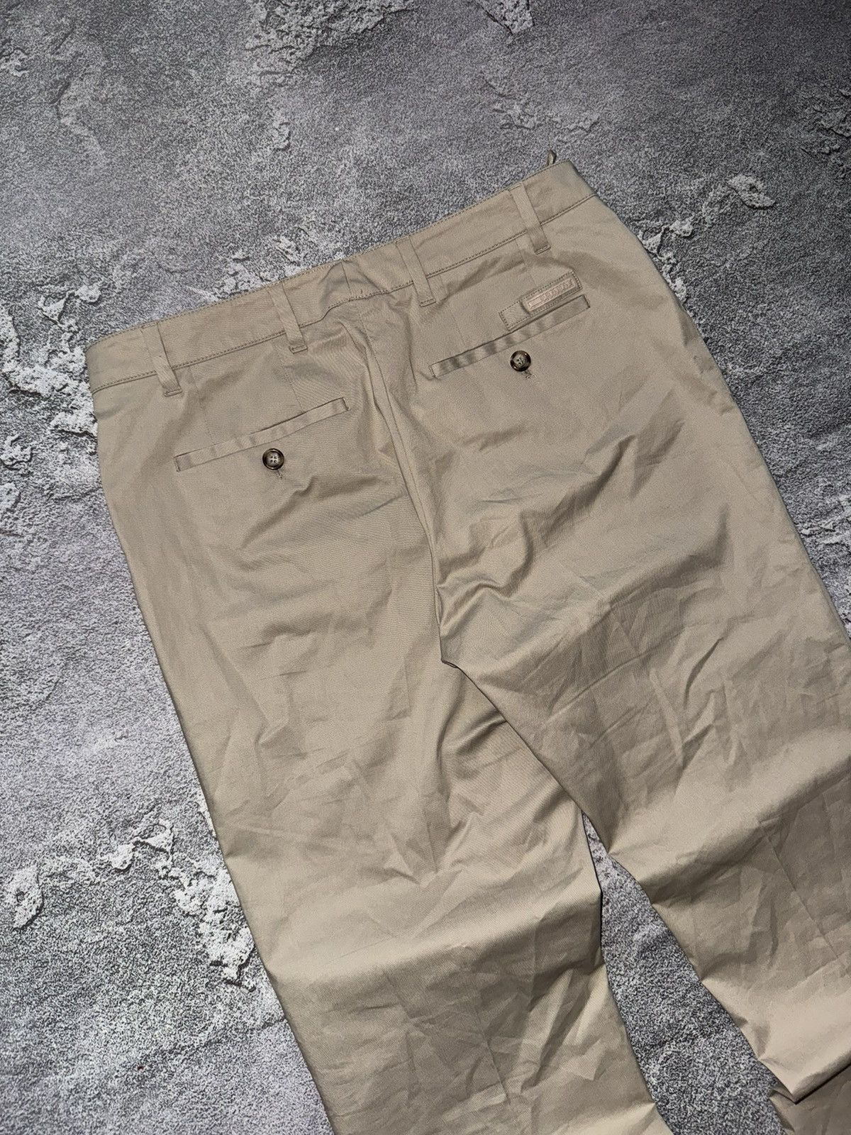 Designer × Prada Prada M Wmns beige chino pant trouser Jean casual Size 26" / US 2 / IT 38 - 2 Thumbnail