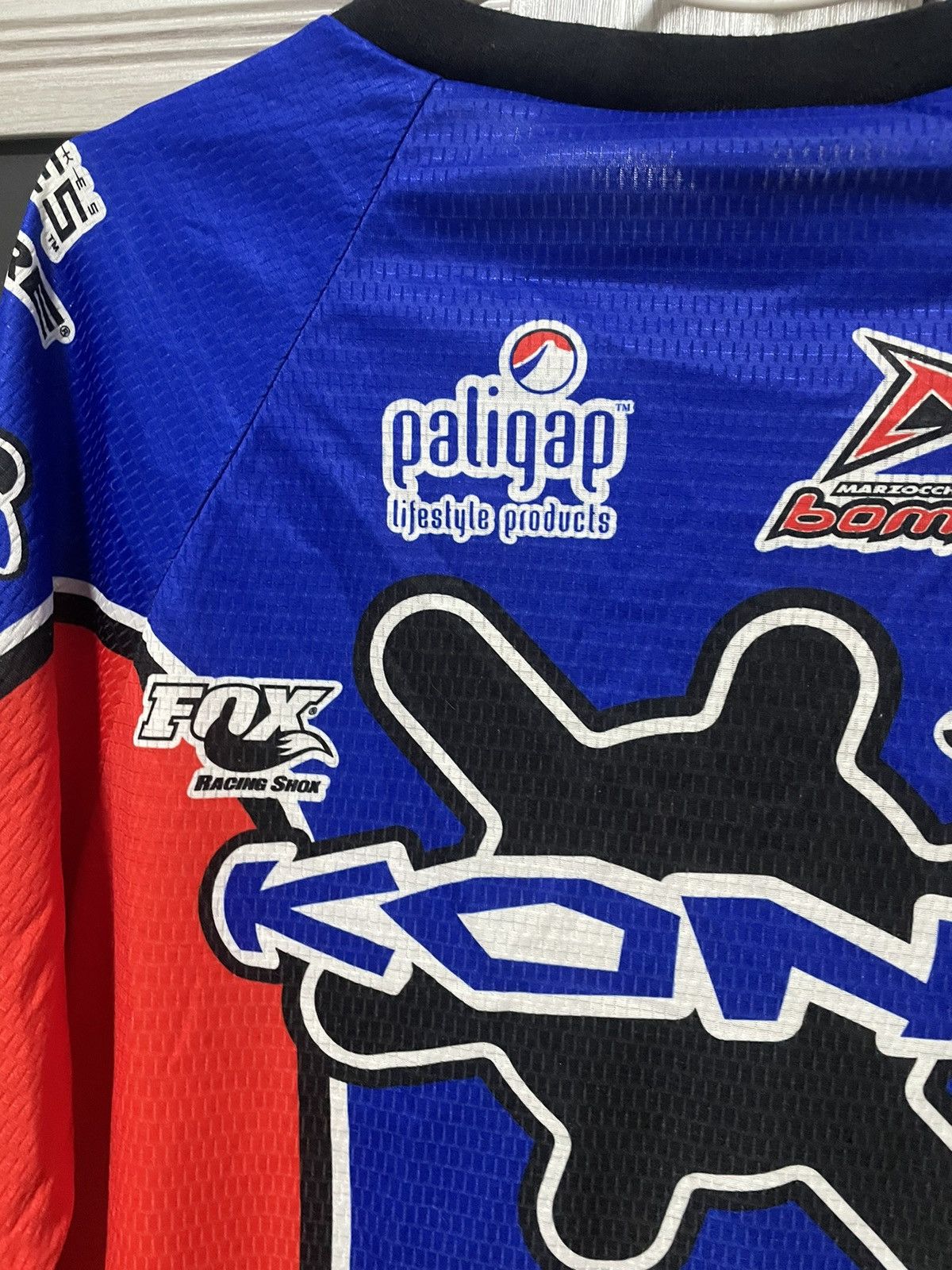 Vintage Vintage 90s KoNa Bio Racer Cycling Jersey Tioga Clark Fox Size US L / EU 52-54 / 3 - 11 Thumbnail