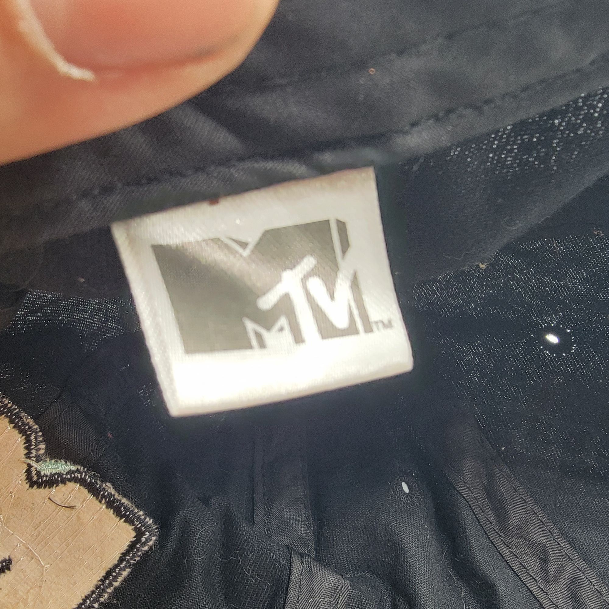 Mtv MTV Music Television Checkered Logo Black Adjustable Hat Cap Size ONE SIZE - 5 Thumbnail