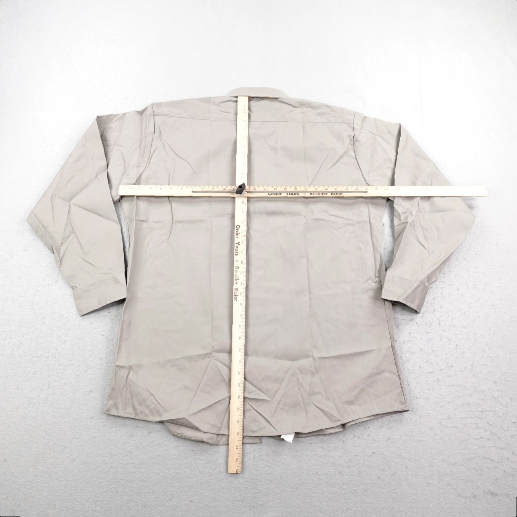 Vintage Vintage Big Mac Shirt Mens XL Tall Khaki Tan Button Up Work 90s Deadstock NEW Size US XL / EU 56 / 4 - 5 Thumbnail