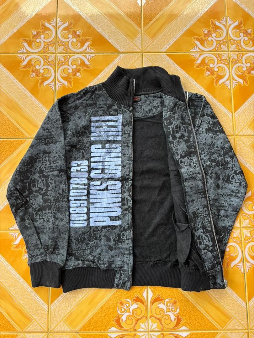 Kapital 🔥LGB I6W9 20471120 Punk Gang Hell Poem Zipper Jacket Gothic Size US M / EU 48-50 / 2 - 2 Thumbnail