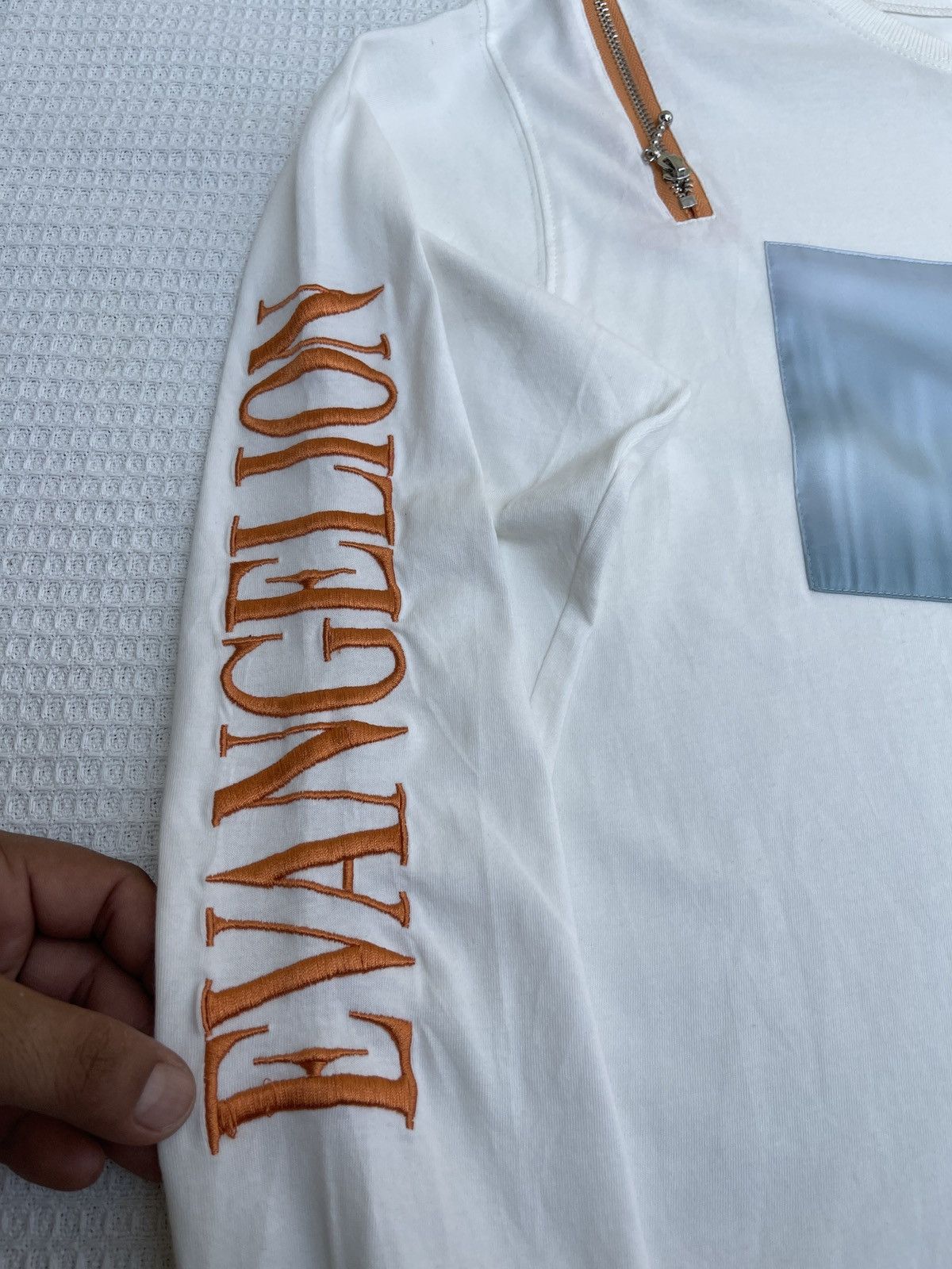 Anime Last Drop🔥Rare🔥Vintage Evangelion Zipper Long Sleeve T-Shirt Size US L / EU 52-54 / 3 - 15 Thumbnail