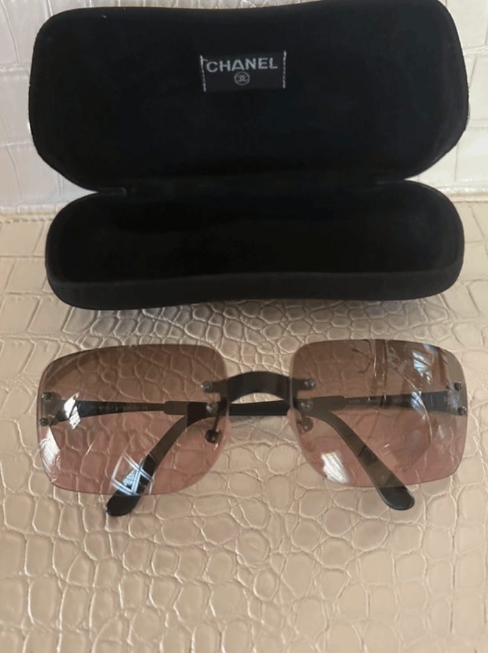 Chanel Сhanel Sunglasses Logo Rimless Sport Vintage 90s Pop EX0246 Size ONE SIZE - 1 Thumbnail
