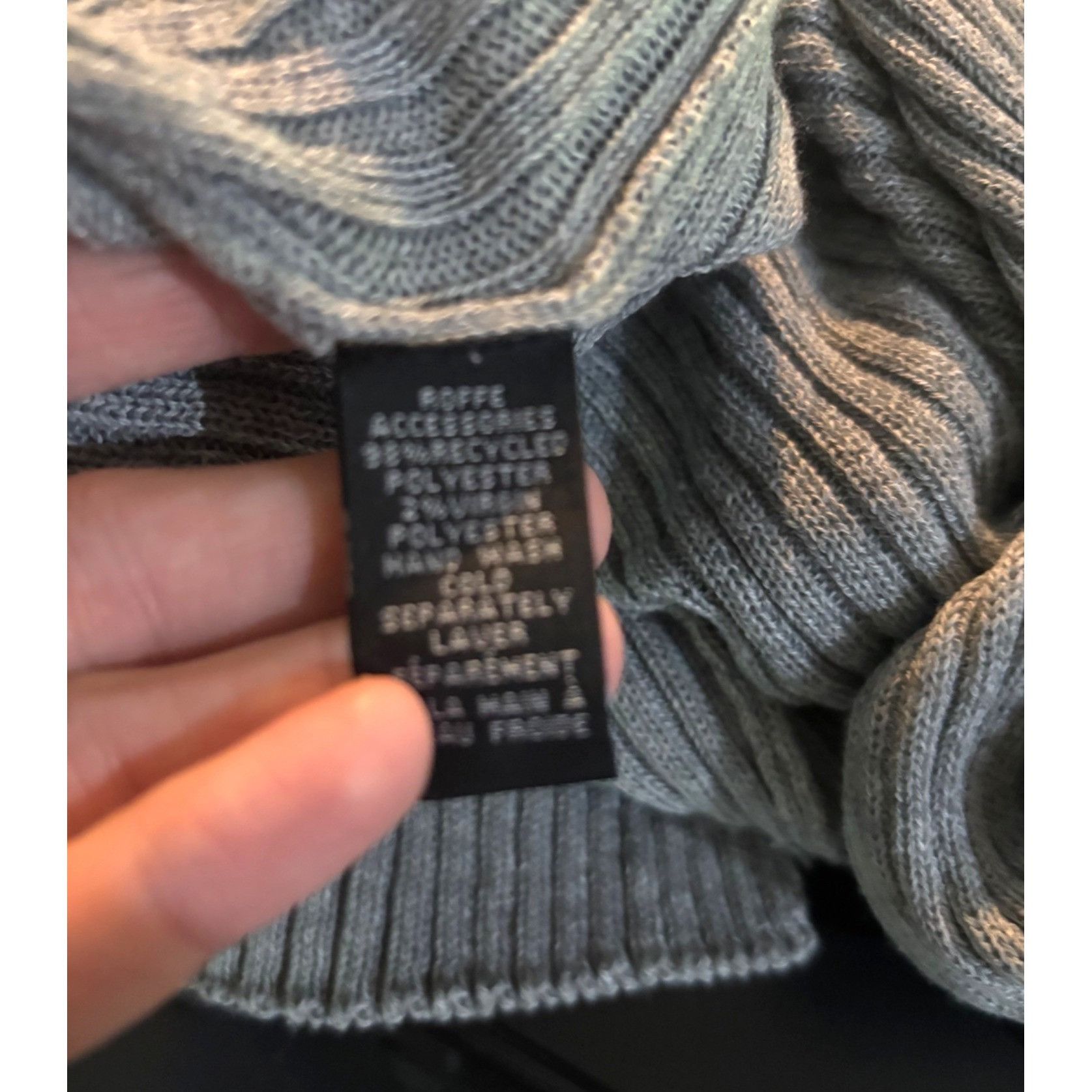 Other Save the Ocean Recycled Knit Kimono, OS, Gray Size ONE SIZE - 7 Thumbnail