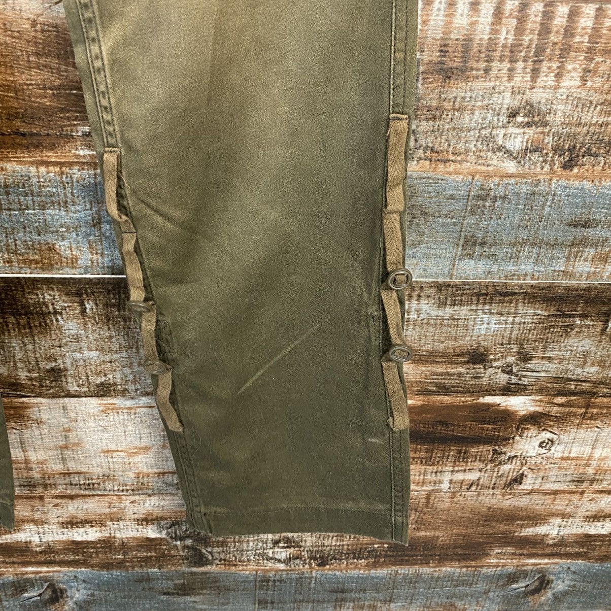 Japanese Brand DL Back Sound Green Cargo Multipocket Pants #C955 Size US 30 / EU 46 - 12 Thumbnail