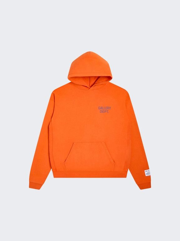 o1mle0226 90's GD Logo Hoodie in Tomato Red