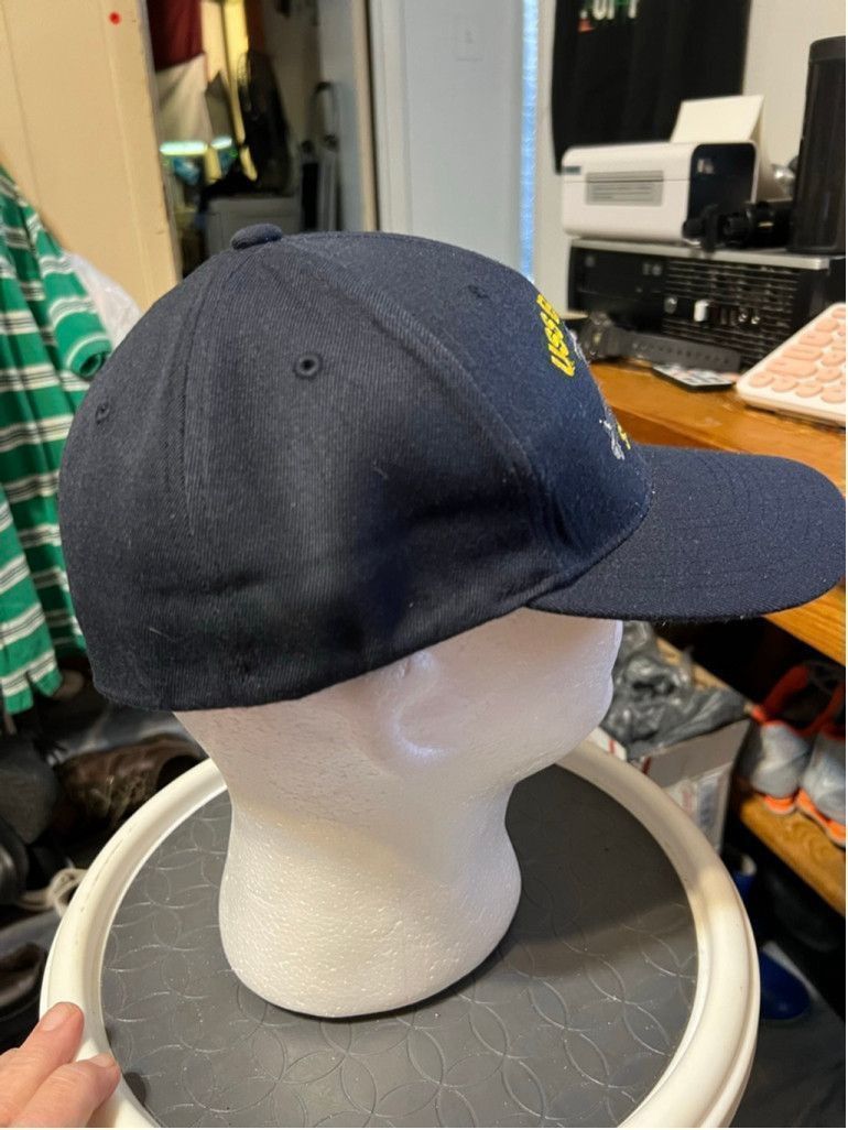 Other Men's FLEXFIT USS Buffalo SSN 715 Navy Blue Yellow Hat Size ONE SIZE - 4 Thumbnail