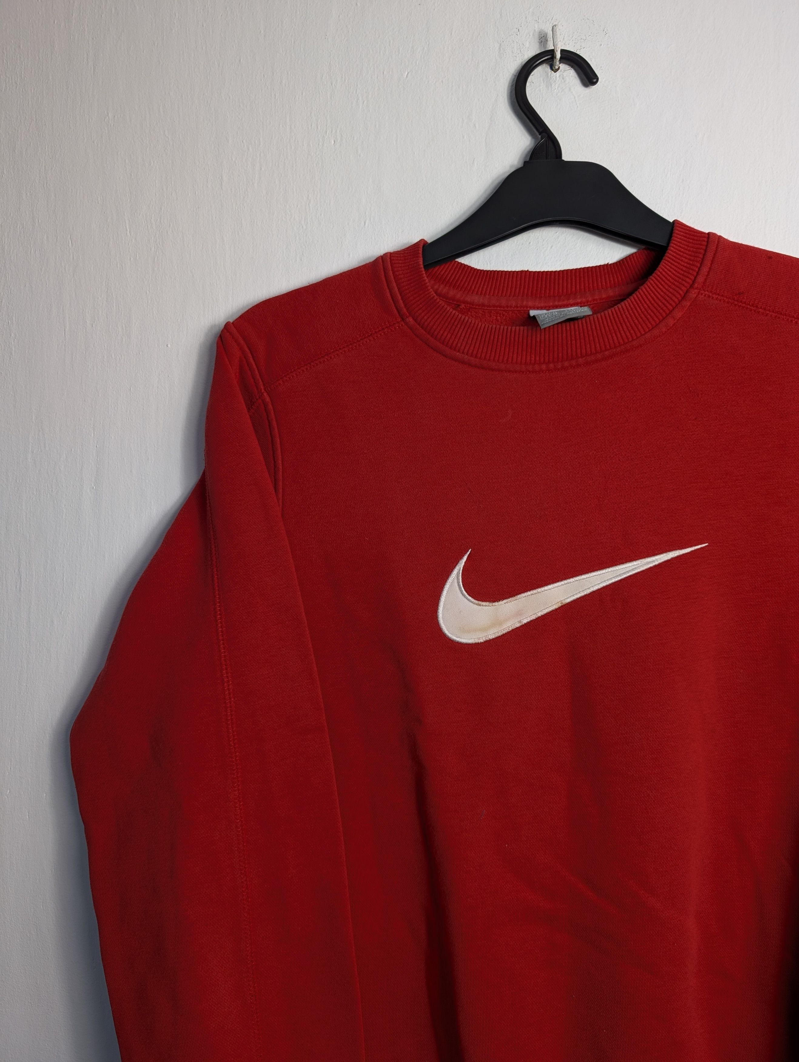 Nike × Vintage Vintage 00s Nike Central Swoosh Sweatshirt Size US S / EU 44-46 / 1 - 2 Thumbnail