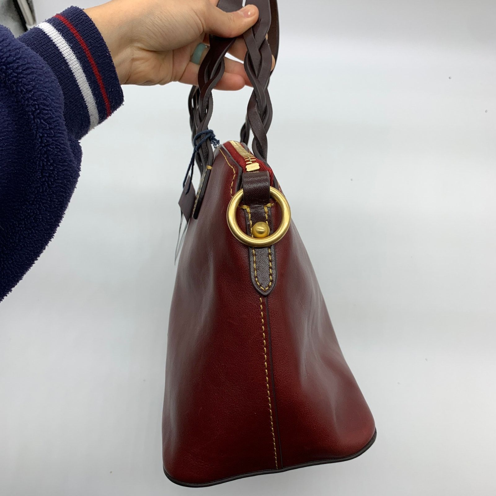 Dooney & Bourke Dooney & Bourke Florentine Leather Purse Small Heidi Satchel Size ONE SIZE - 17 Thumbnail