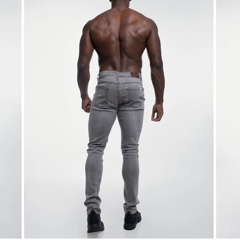 Other Barbell Apparel Cement Gray Slim Athletic Stretch Jeans Size US 30 / EU 46 - 1 Thumbnail